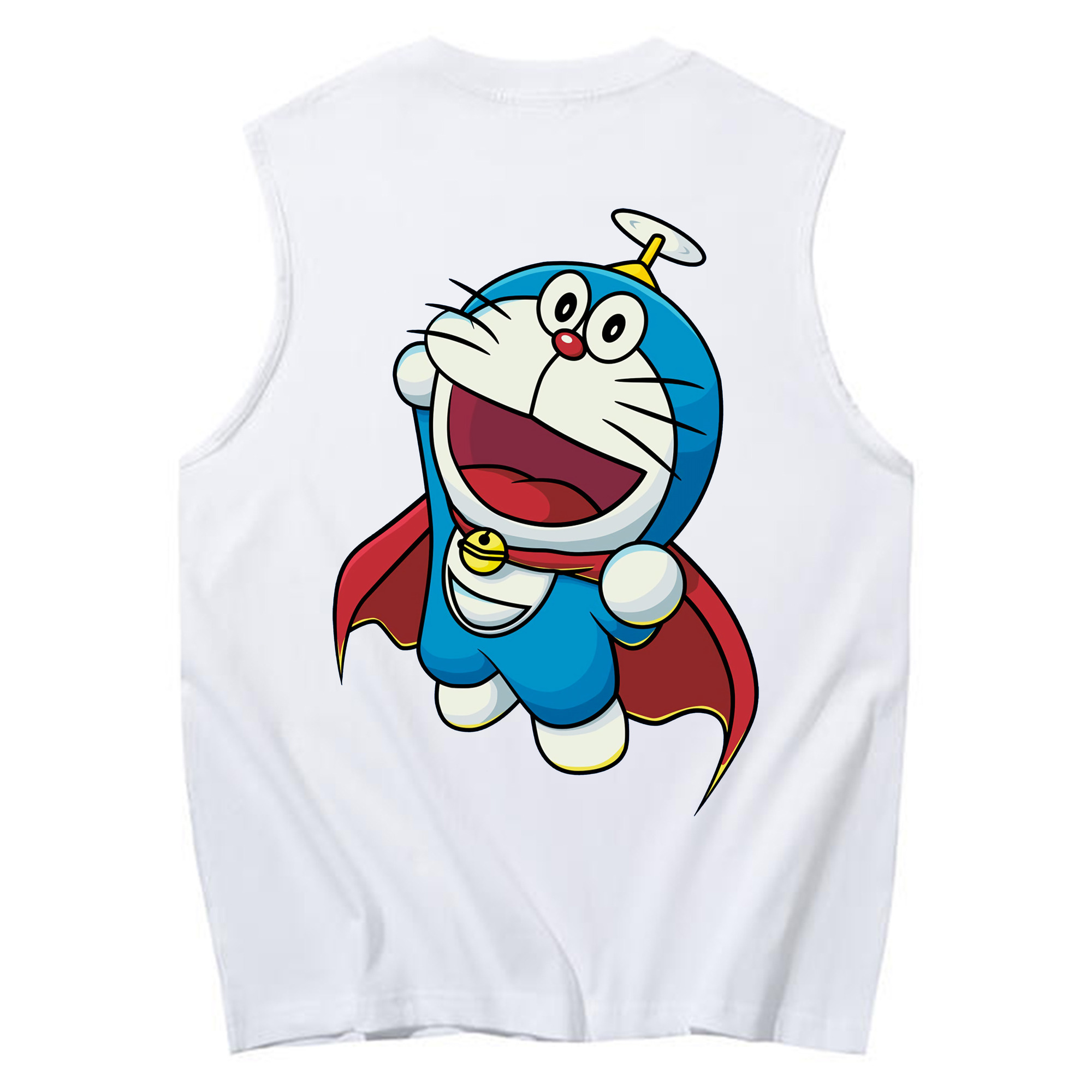 （画像用） ドラえもん Doraemon コットン100％タンクトップ（背面プリント）