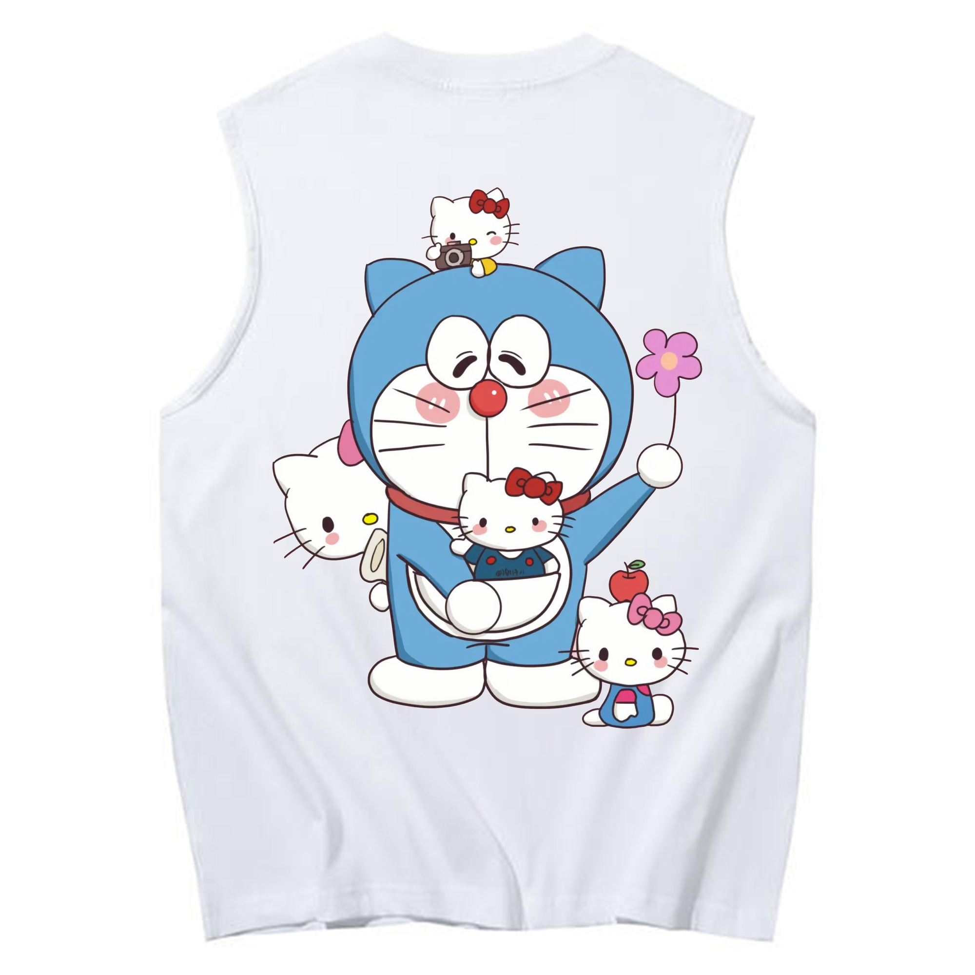 （画像用） ドラえもん Doraemon コットン100％タンクトップ（背面プリント）