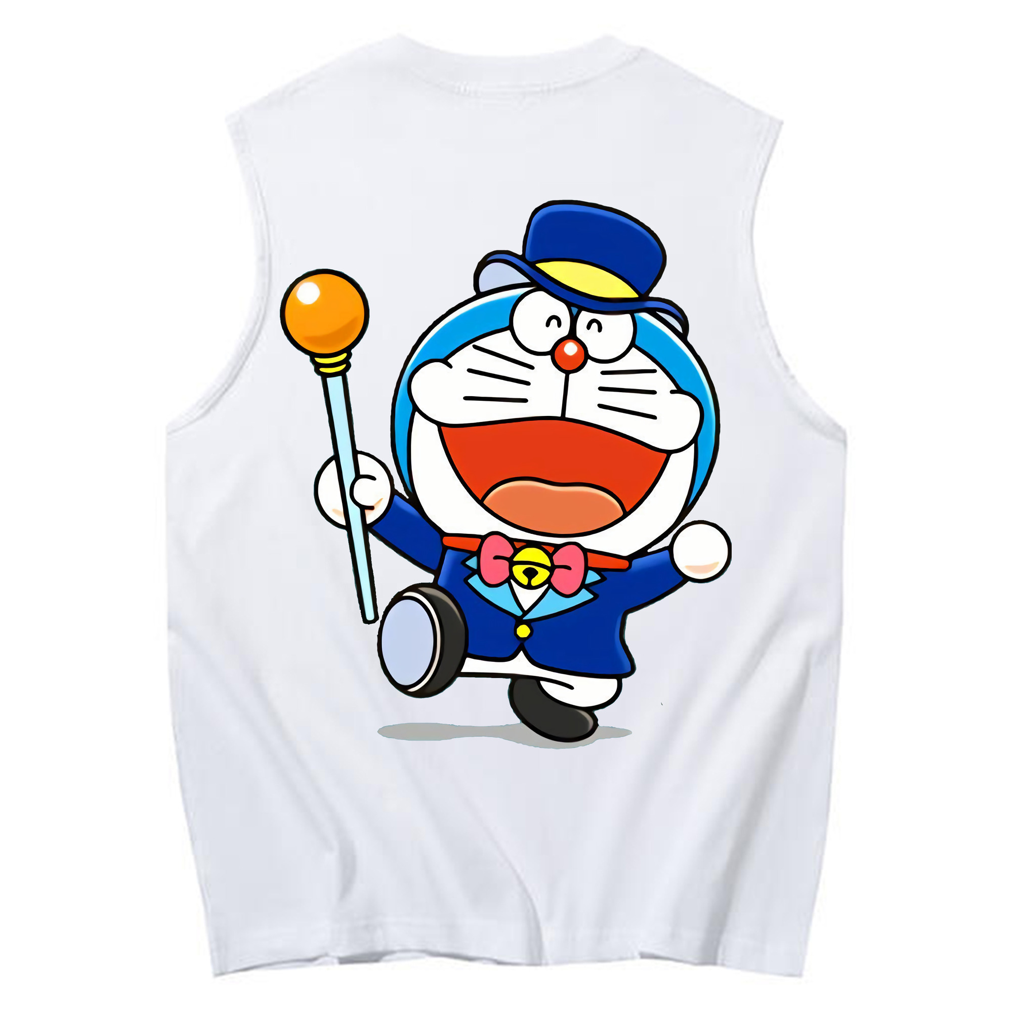 （画像用） ドラえもん Doraemon コットン100％タンクトップ（背面プリント）