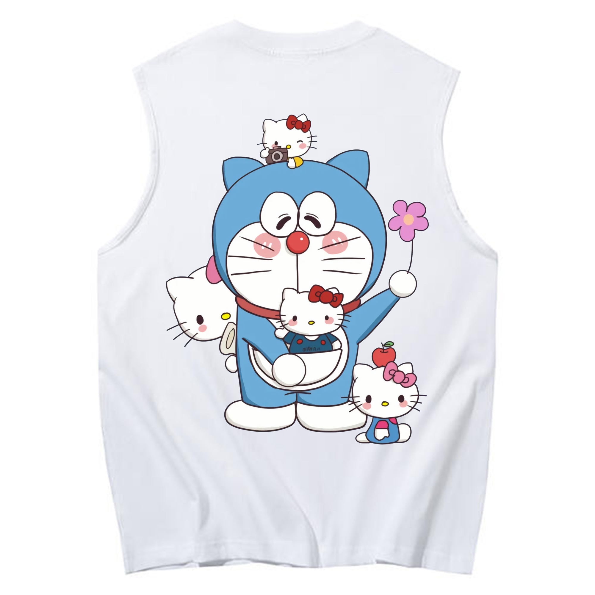 （画像用） ドラえもん Doraemon コットン100％タンクトップ（背面プリント）
