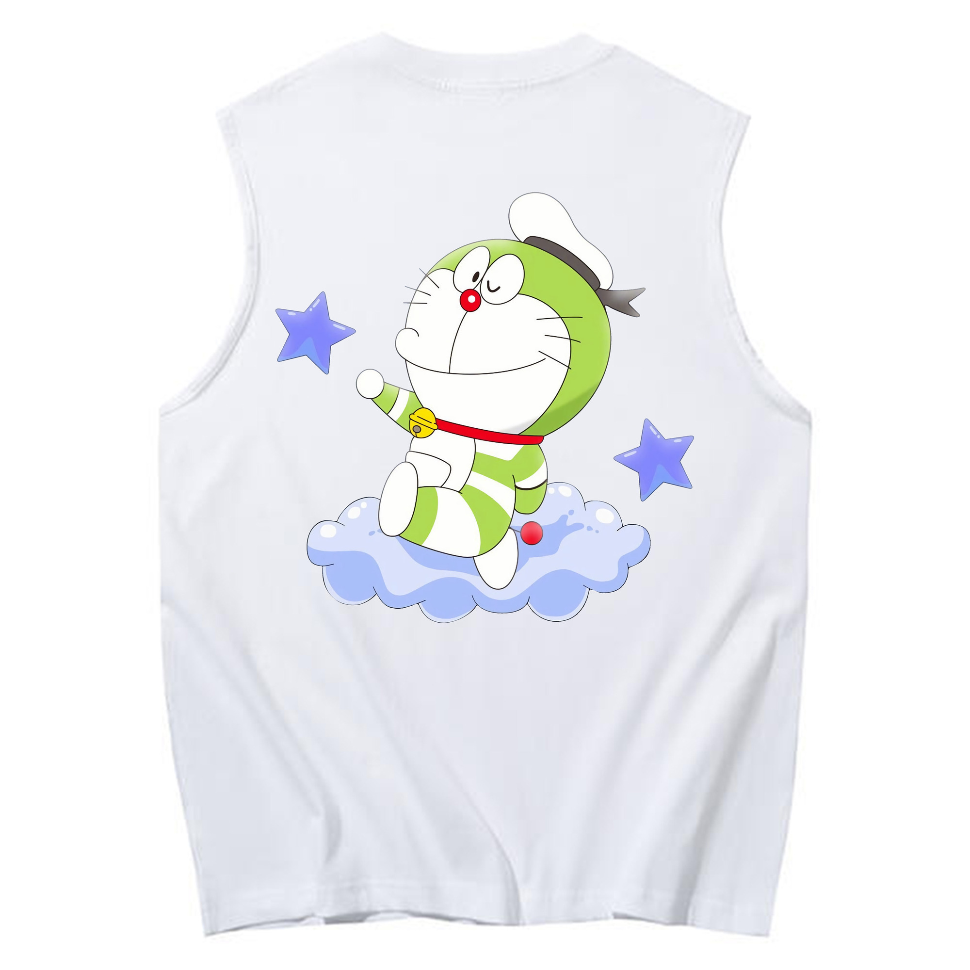 （画像用） ドラえもん Doraemon コットン100％タンクトップ（背面プリント）