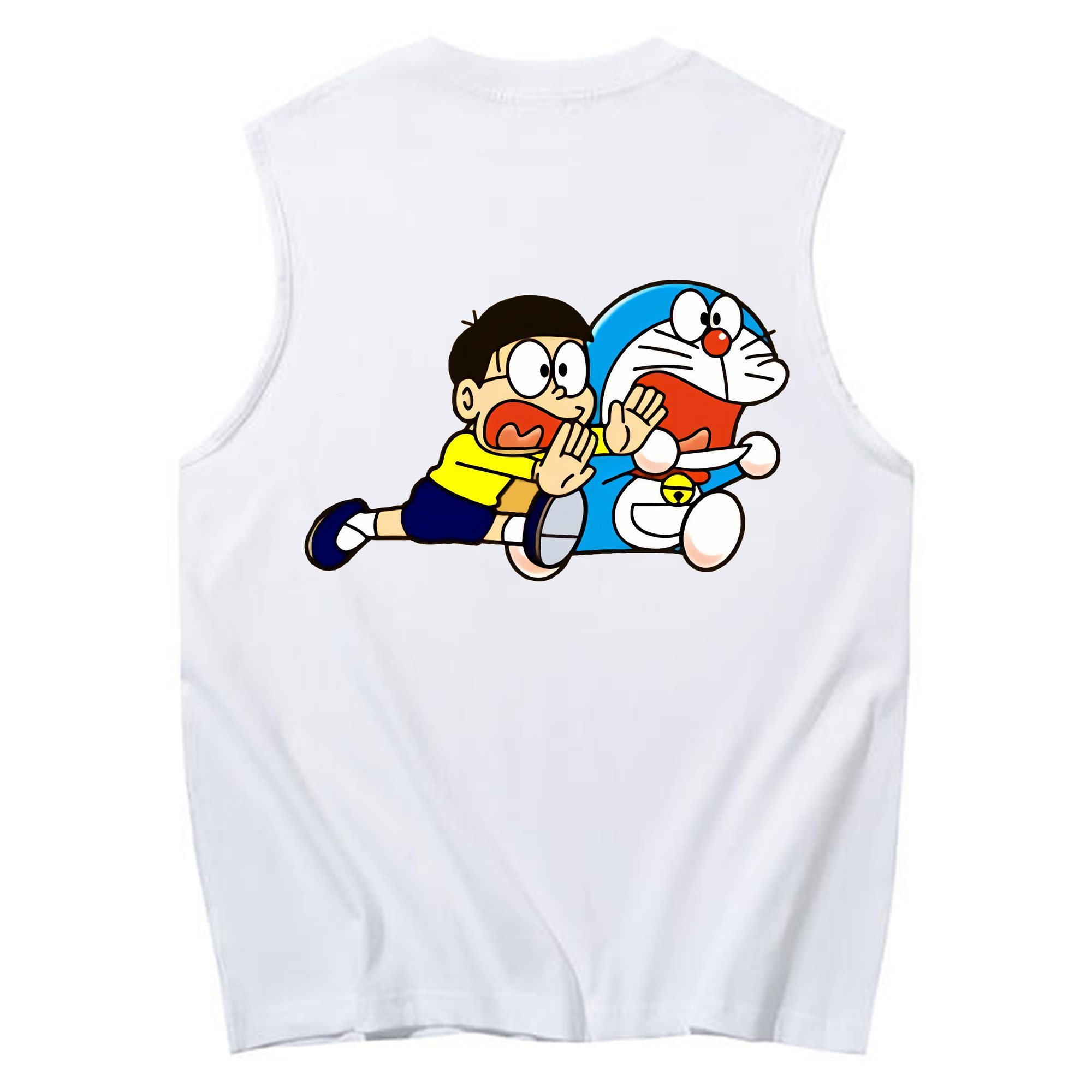 （画像用） ドラえもん Doraemon コットン100％タンクトップ（背面プリント）