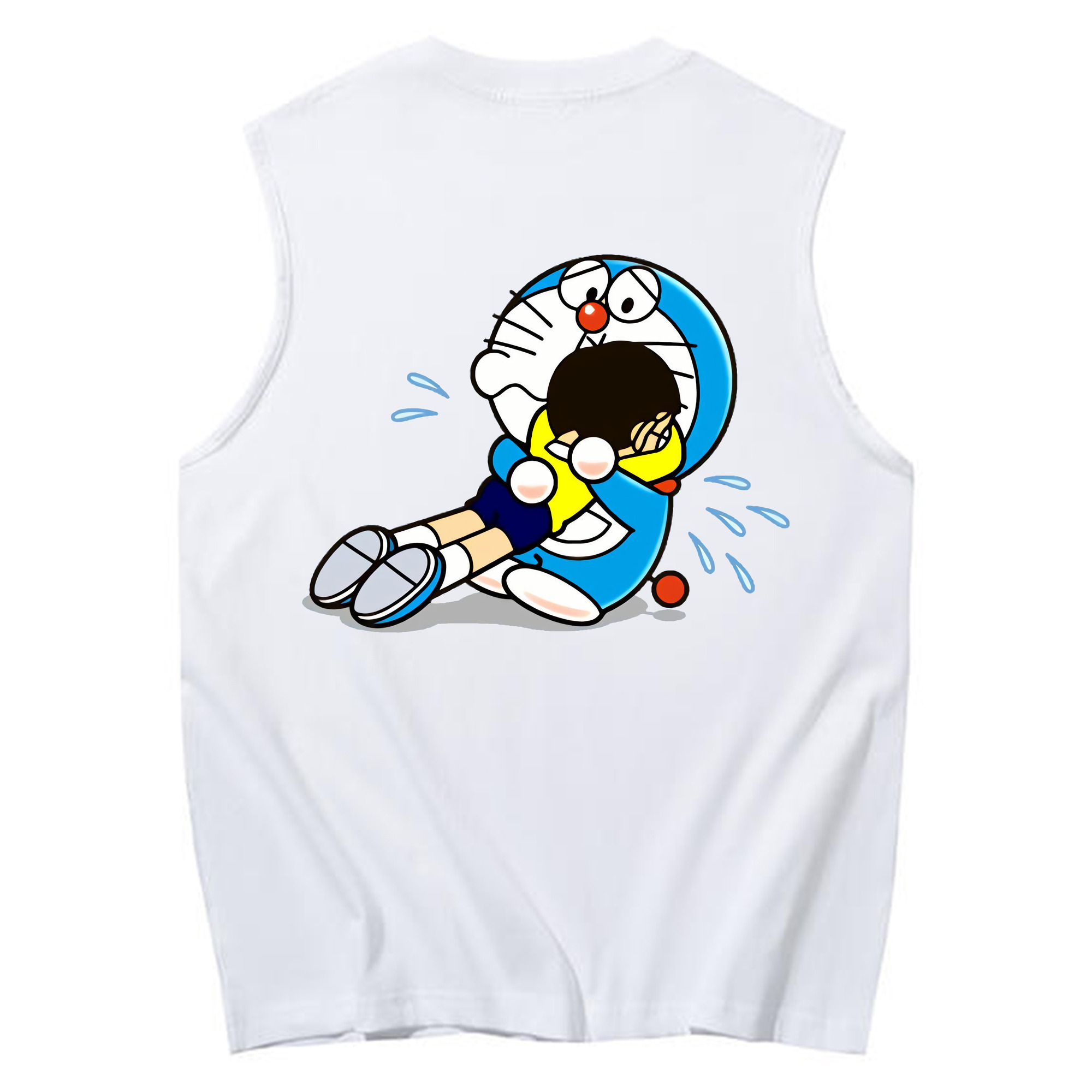 （画像用） ドラえもん Doraemon コットン100％タンクトップ（背面プリント）