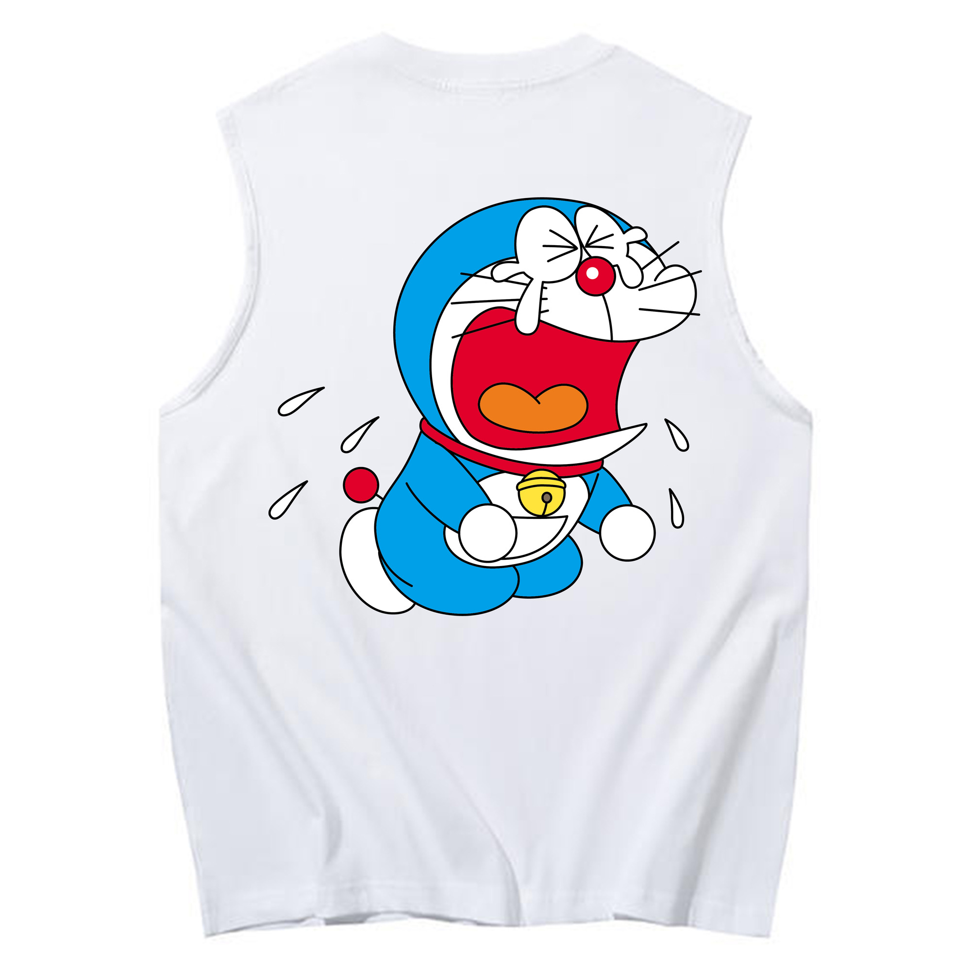 （画像用） ドラえもん Doraemon コットン100％タンクトップ（背面プリント）