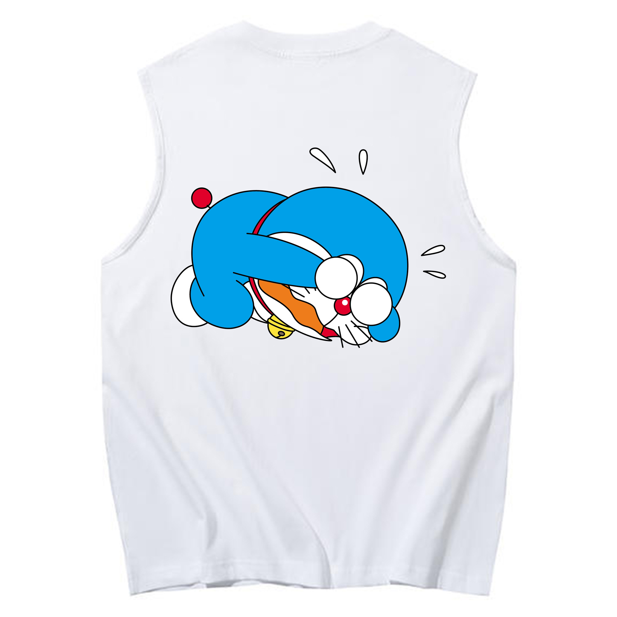 （画像用） ドラえもん Doraemon コットン100％タンクトップ（背面プリント）
