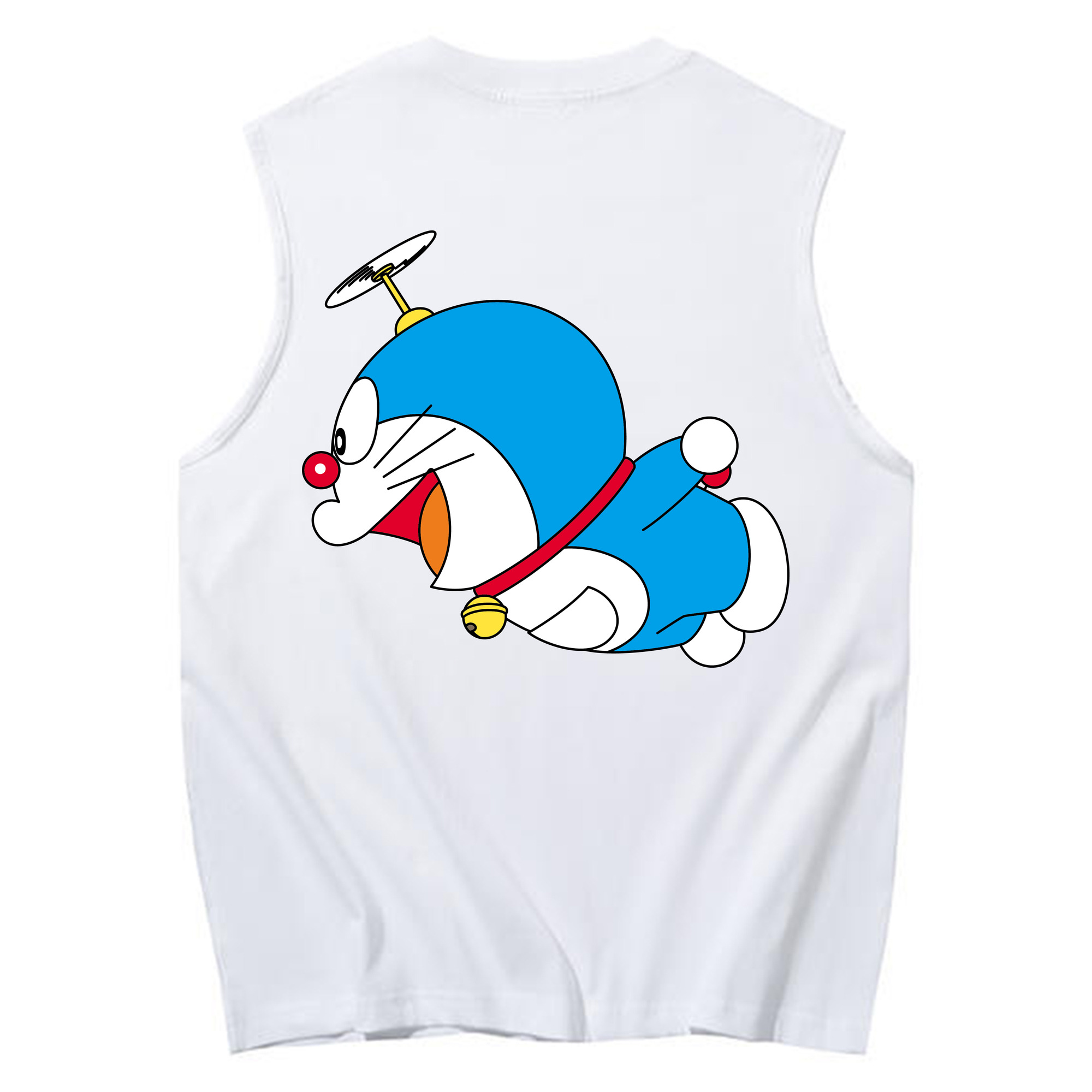 （画像用） ドラえもん Doraemon コットン100％タンクトップ（背面プリント）