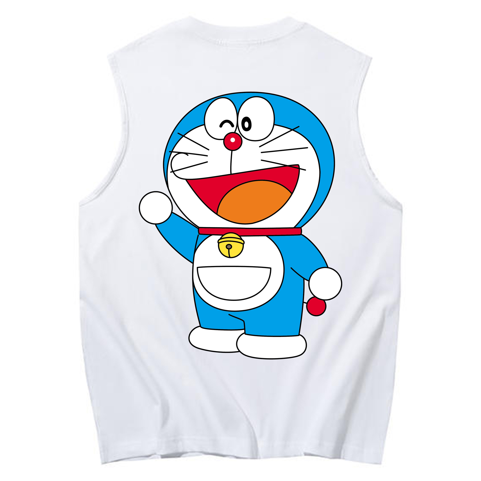（画像用） ドラえもん Doraemon コットン100％タンクトップ（背面プリント）