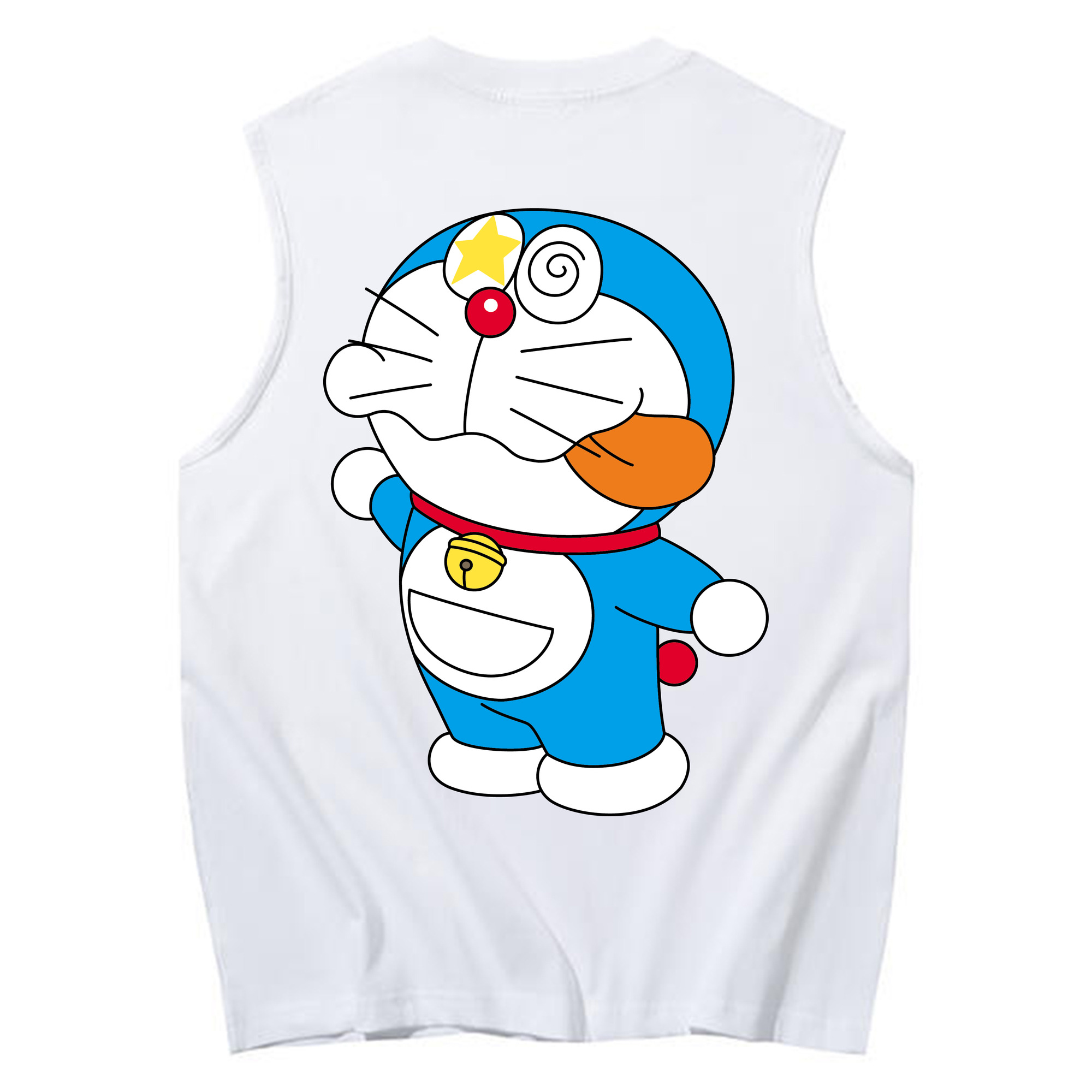 （画像用） ドラえもん Doraemon コットン100％タンクトップ（背面プリント）