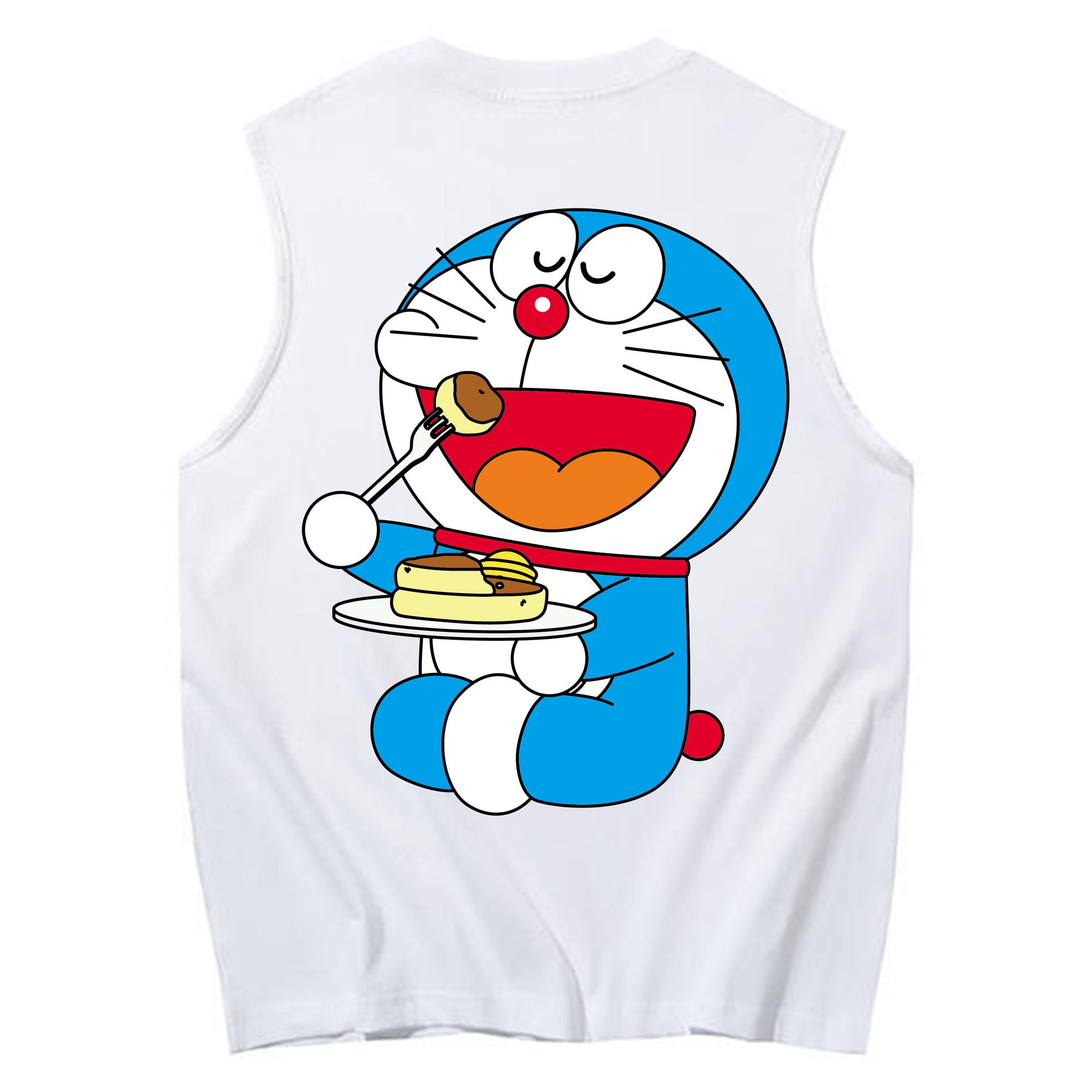 （画像用） ドラえもん Doraemon コットン100％タンクトップ（背面プリント）