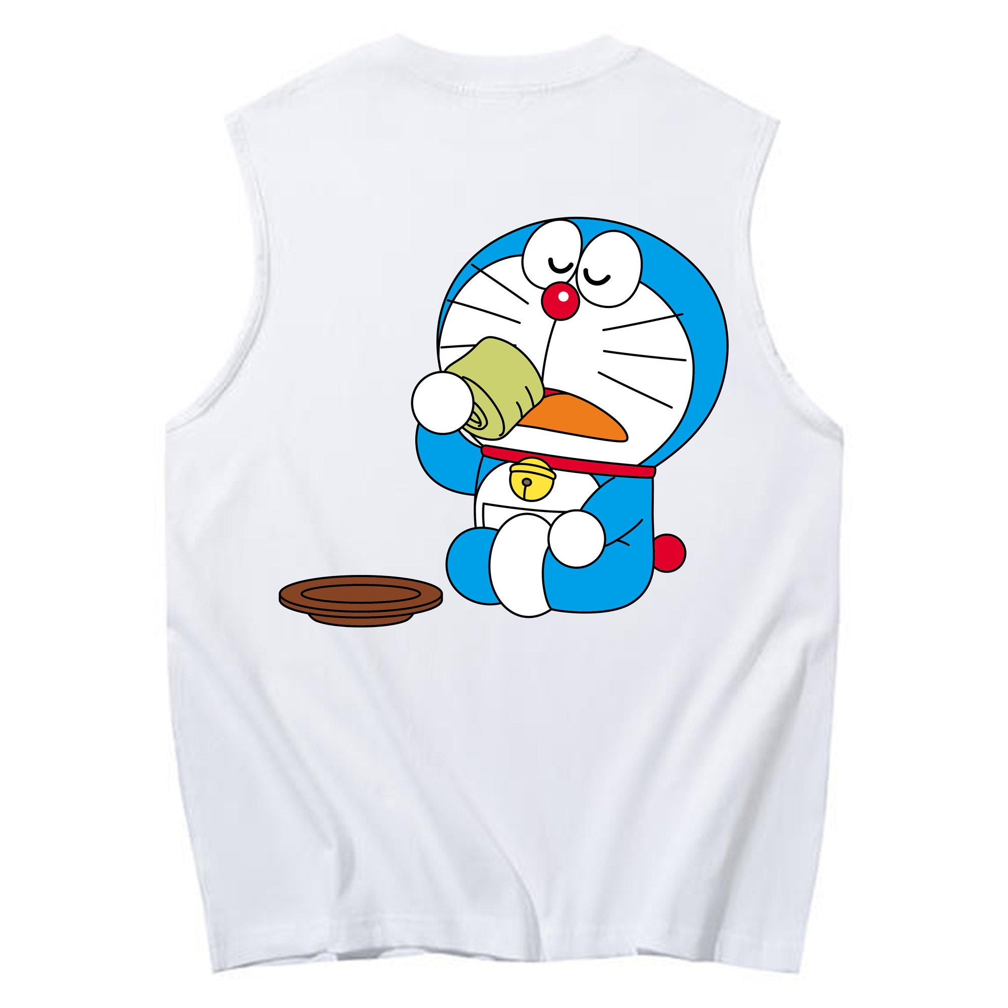 （画像用） ドラえもん Doraemon コットン100％タンクトップ（背面プリント）