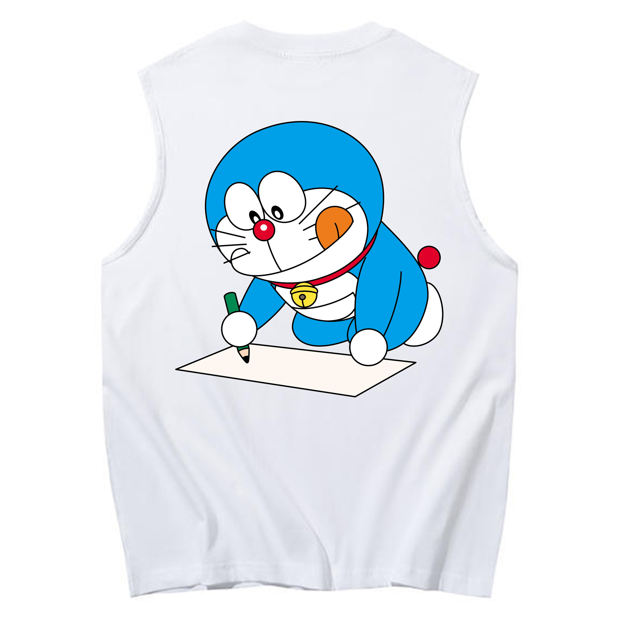 （画像用） ドラえもん Doraemon コットン100％タンクトップ（背面プリント）
