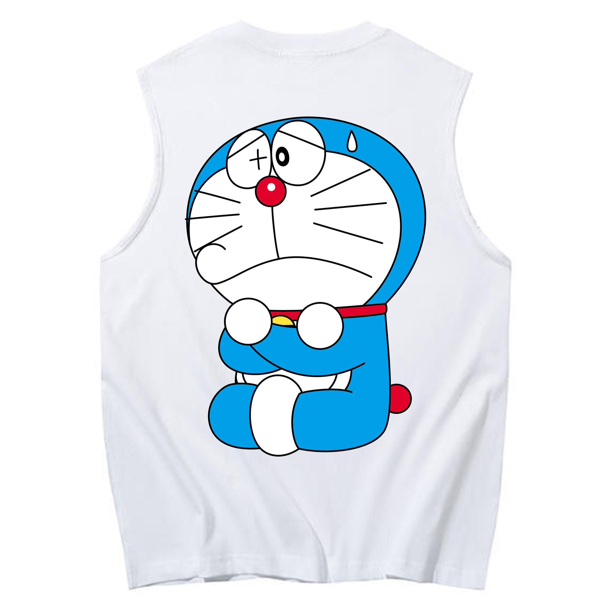 （画像用） ドラえもん Doraemon コットン100％タンクトップ（背面プリント）