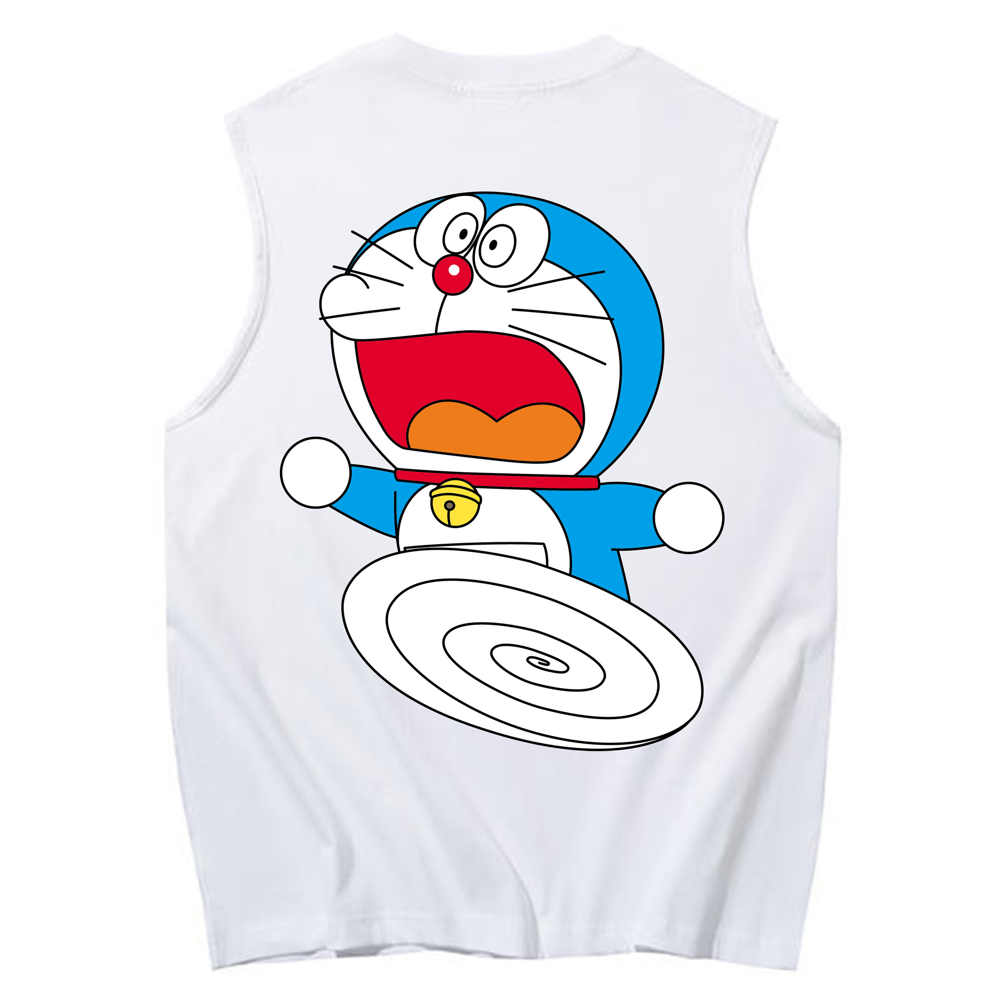 （画像用） ドラえもん Doraemon コットン100％タンクトップ（背面プリント）
