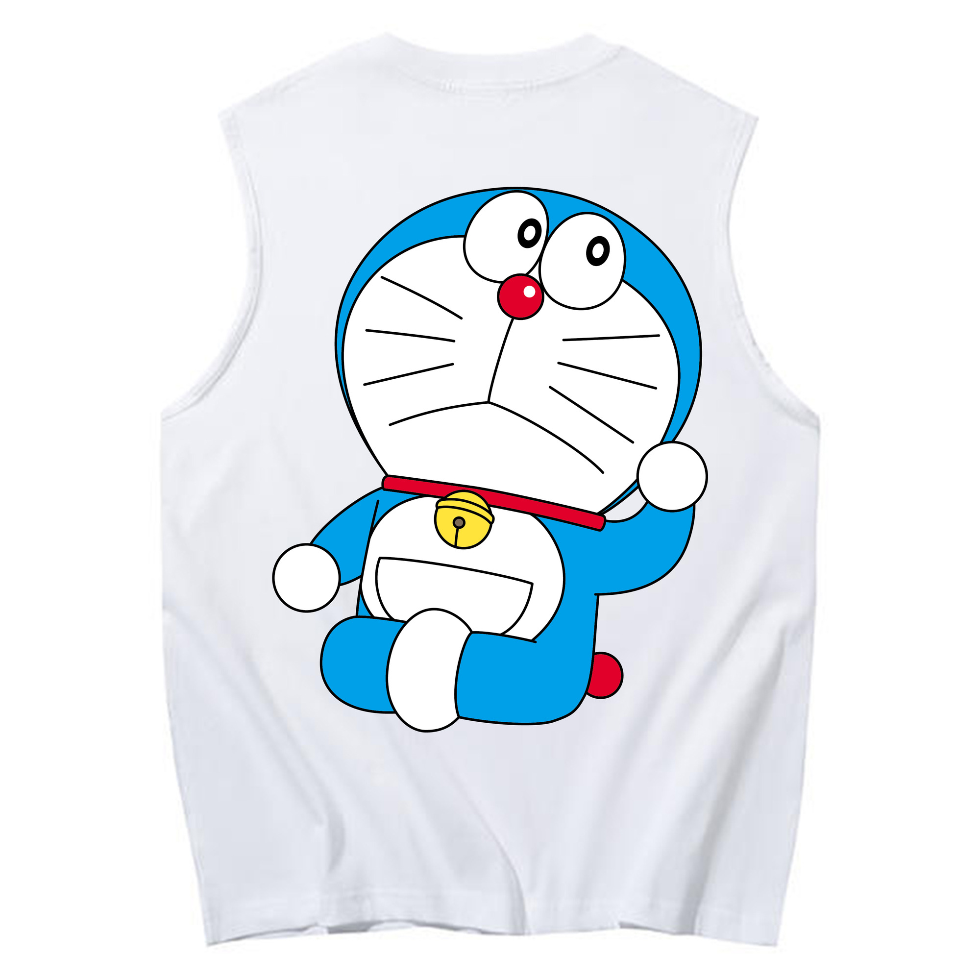 （画像用） ドラえもん Doraemon コットン100％タンクトップ（背面プリント）