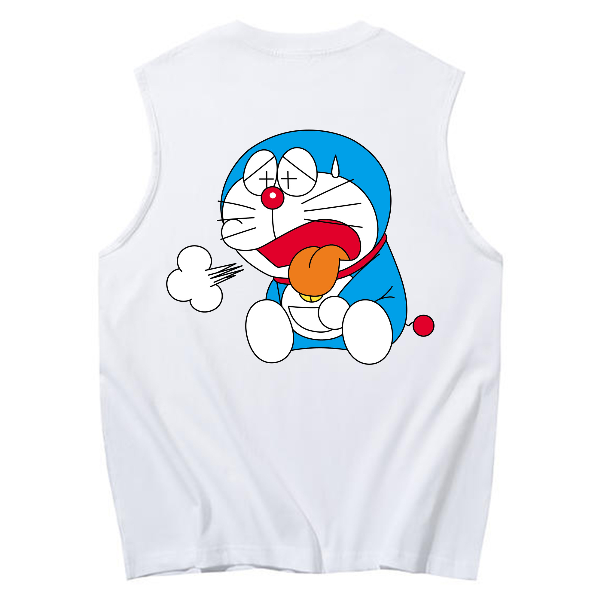 （画像用） ドラえもん Doraemon コットン100％タンクトップ（背面プリント）