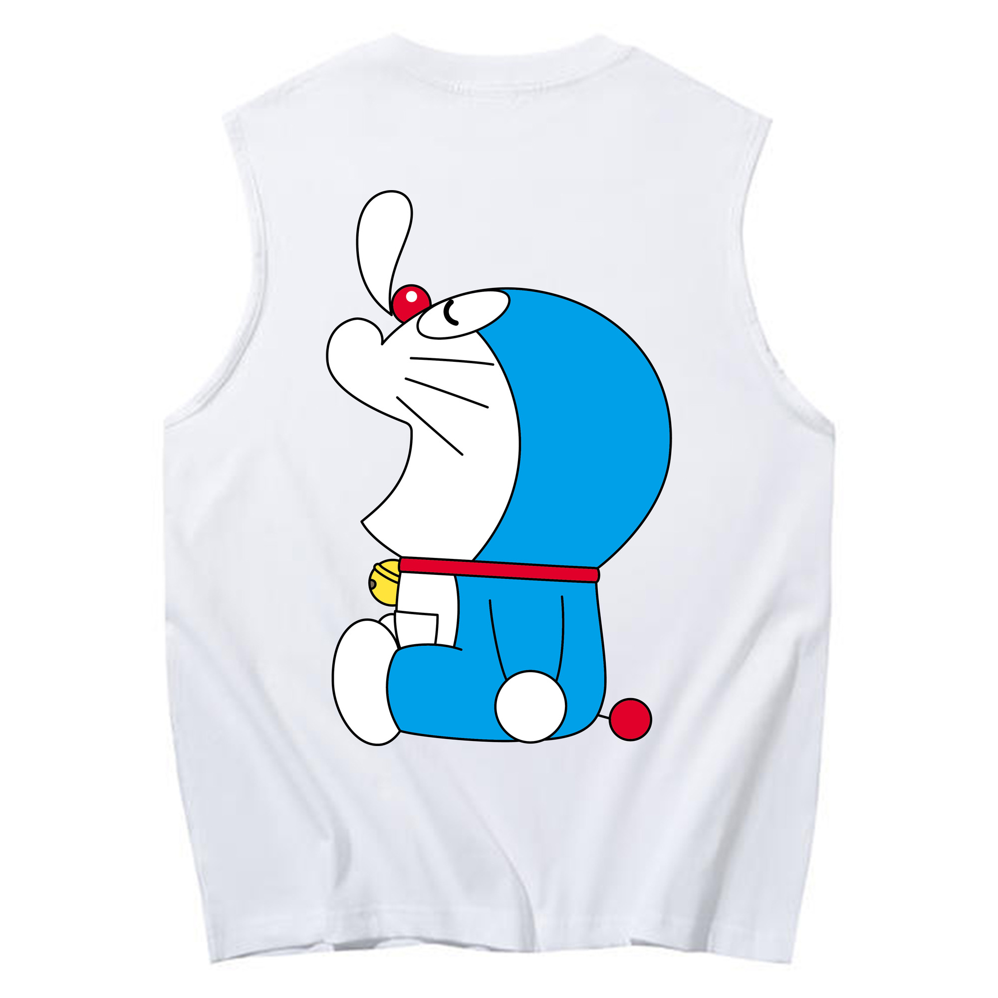 （画像用） ドラえもん Doraemon コットン100％タンクトップ（背面プリント）
