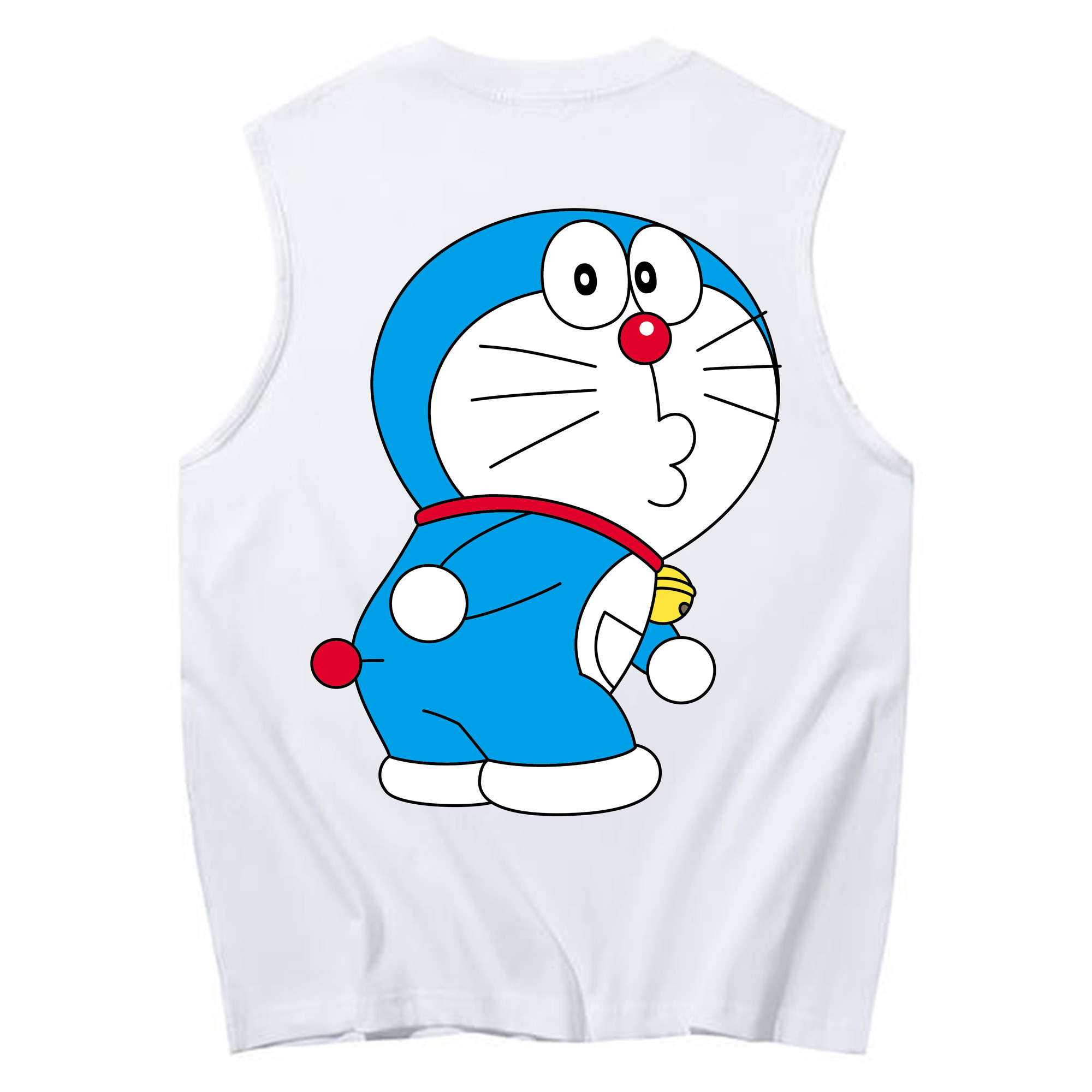 （画像用） ドラえもん Doraemon コットン100％タンクトップ（背面プリント）