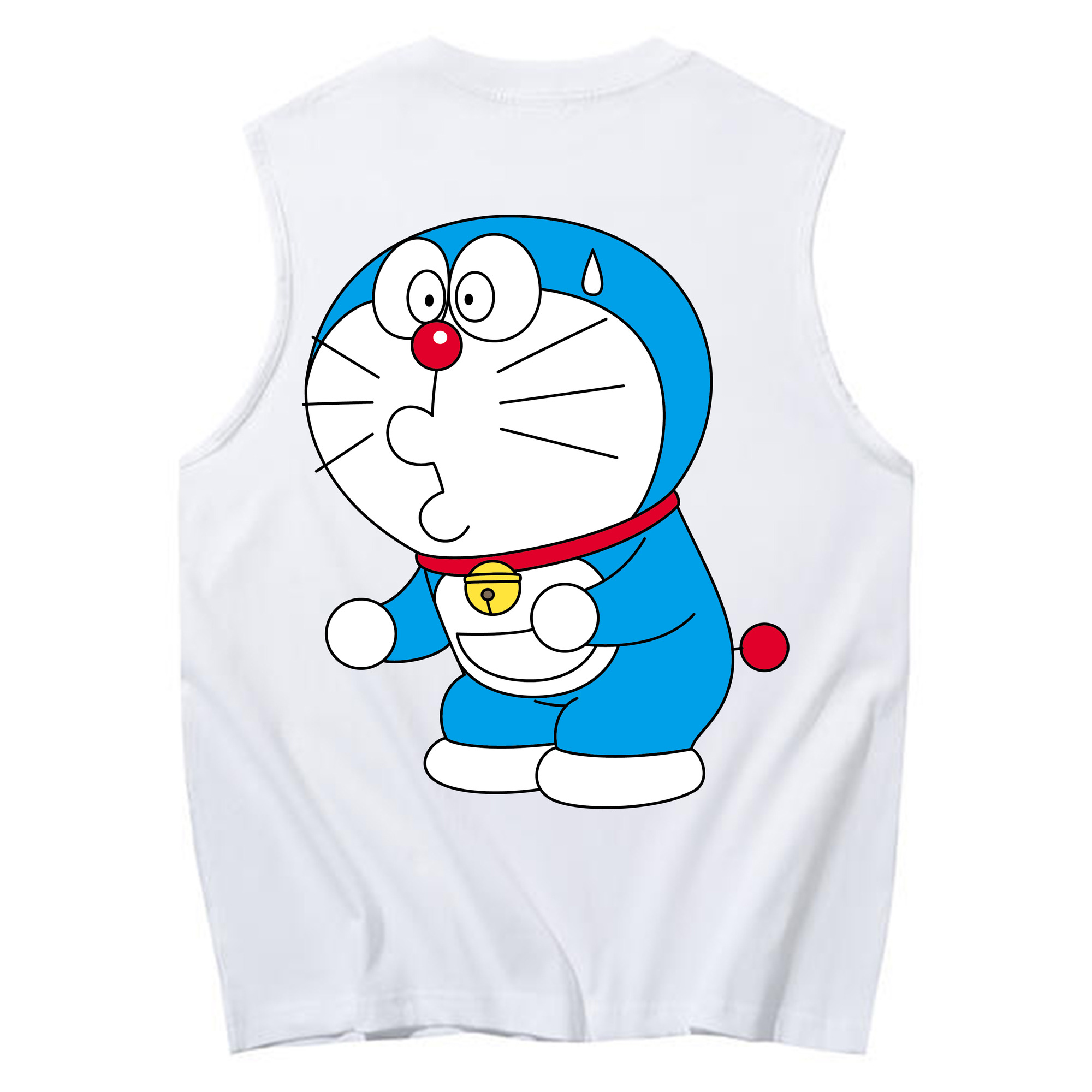 （画像用） ドラえもん Doraemon コットン100％タンクトップ（背面プリント）