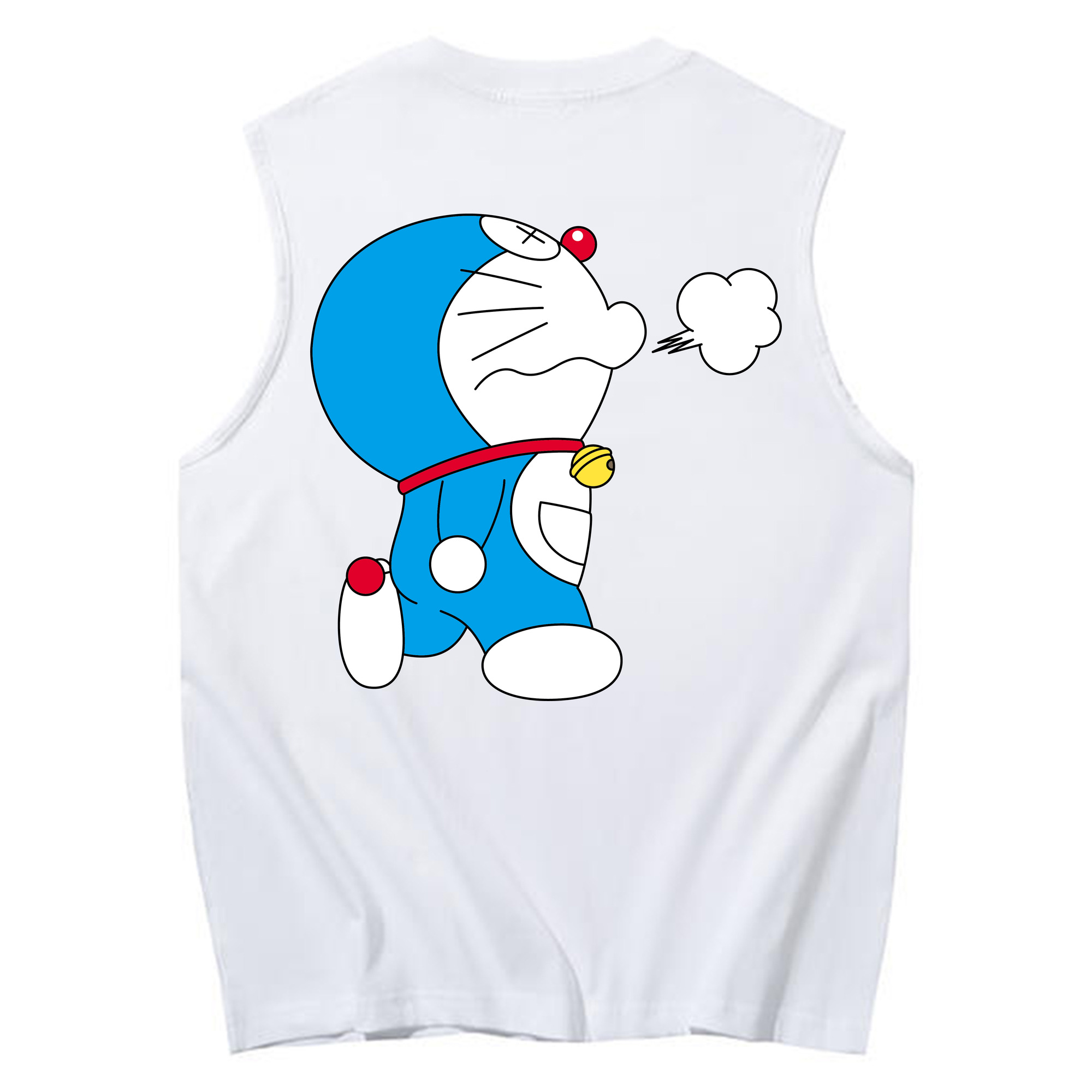 （画像用） ドラえもん Doraemon コットン100％タンクトップ（背面プリント）