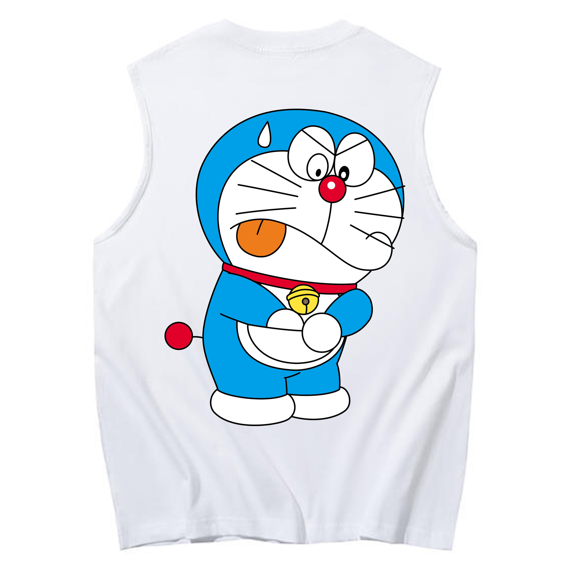 （画像用） ドラえもん Doraemon コットン100％タンクトップ（背面プリント）