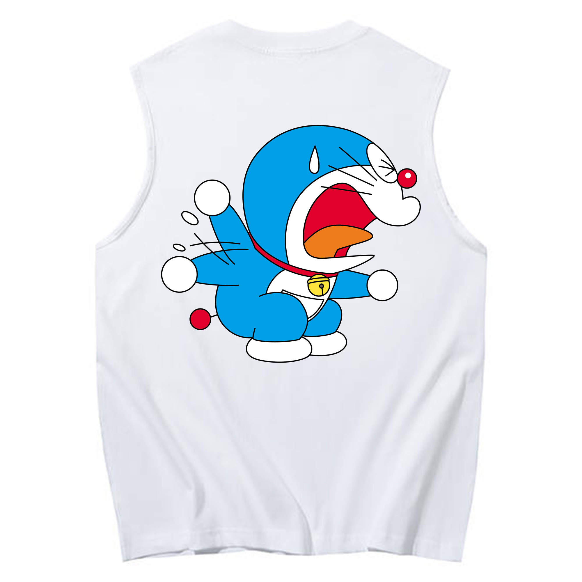 （画像用） ドラえもん Doraemon コットン100％タンクトップ（背面プリント）