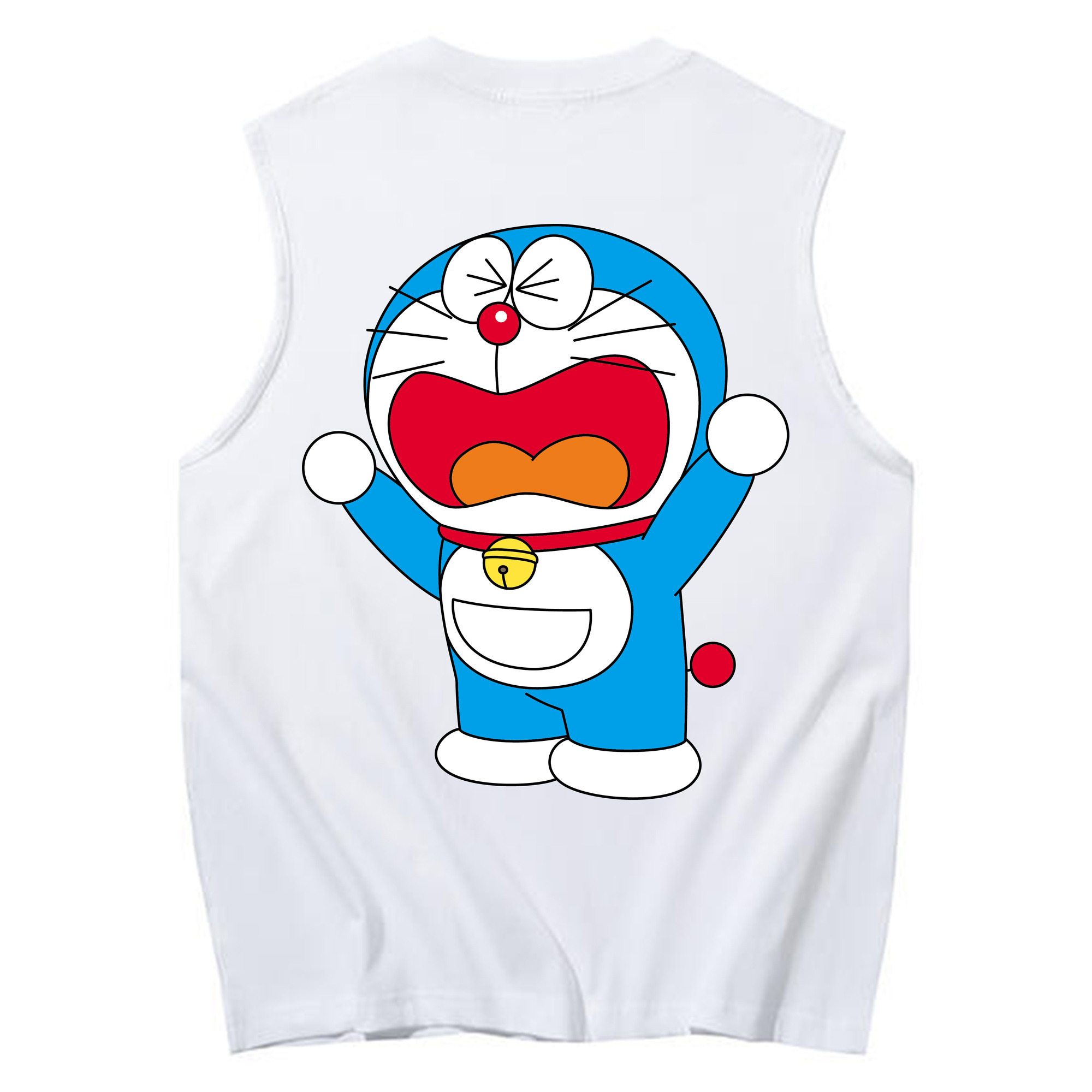 （画像用） ドラえもん Doraemon コットン100％タンクトップ（背面プリント）