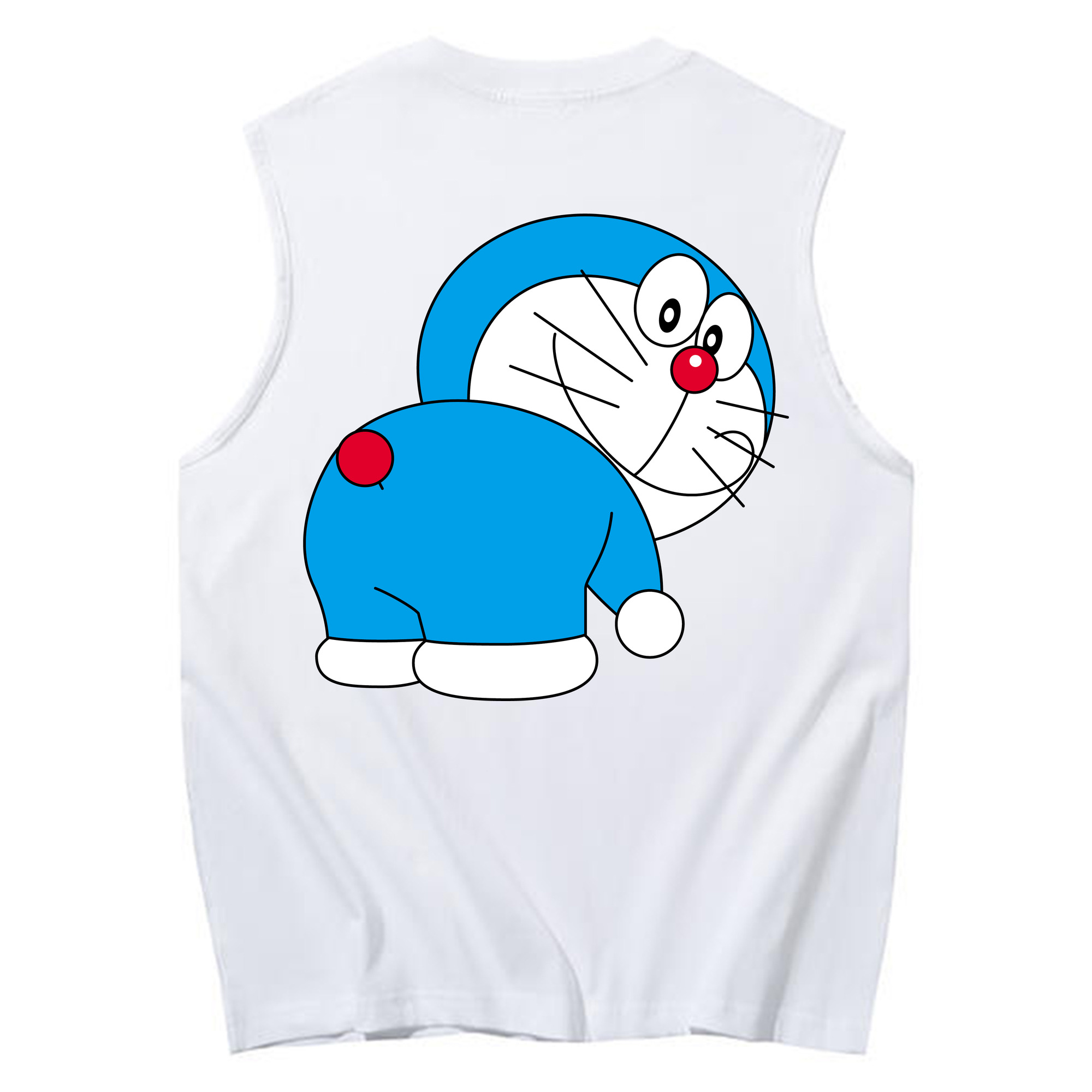 （画像用） ドラえもん Doraemon コットン100％タンクトップ（背面プリント）