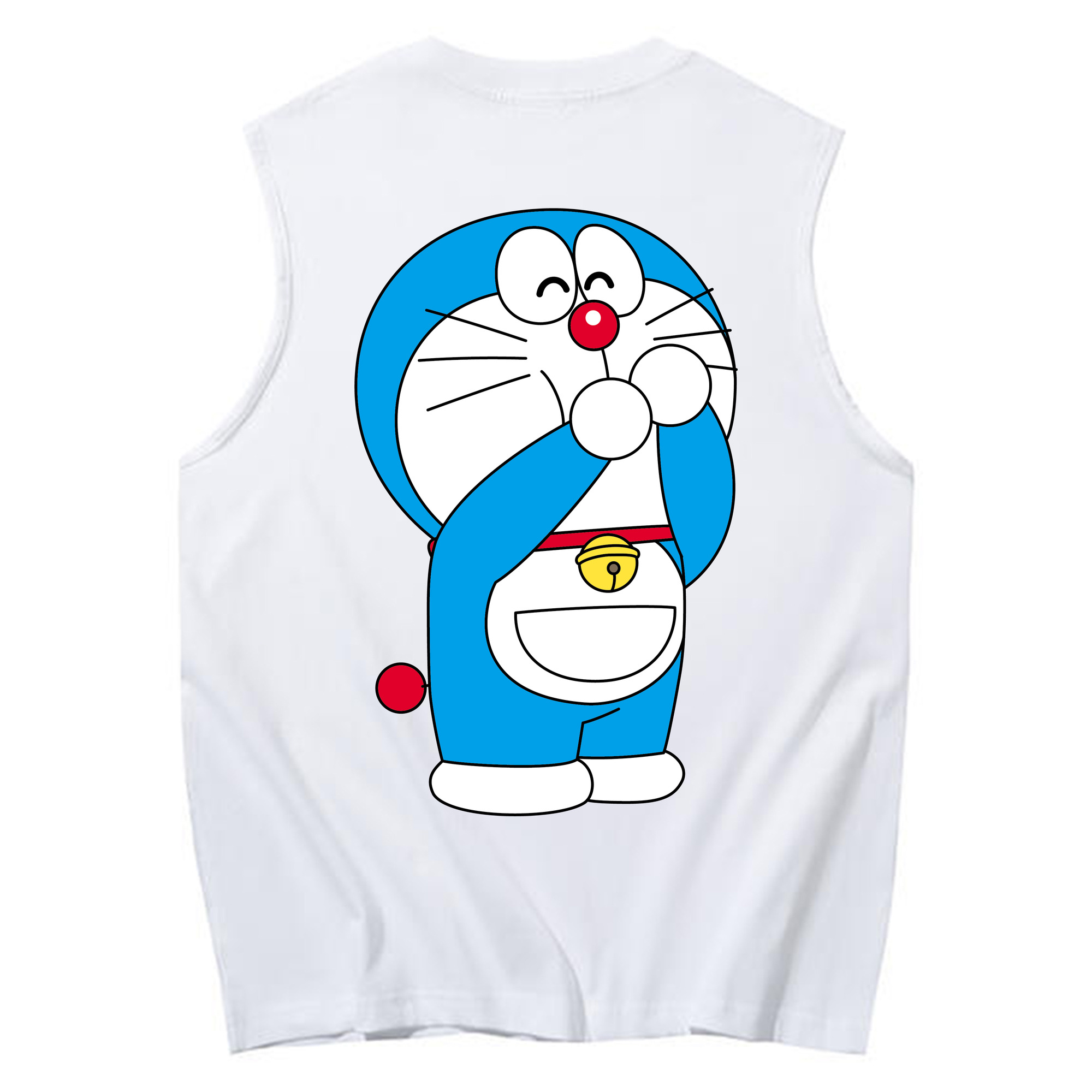 （画像用） ドラえもん Doraemon コットン100％タンクトップ（背面プリント）