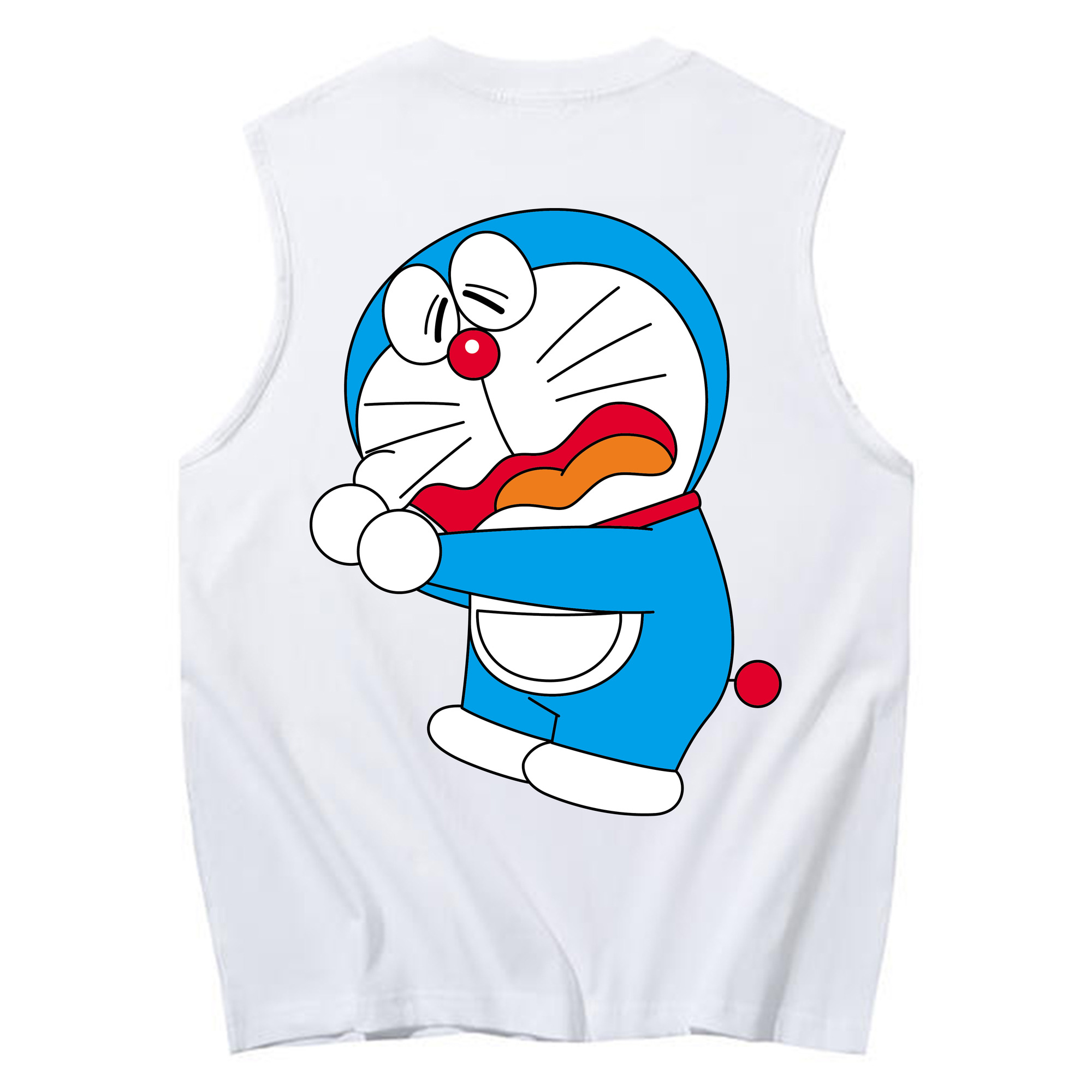 （画像用） ドラえもん Doraemon コットン100％タンクトップ（背面プリント）