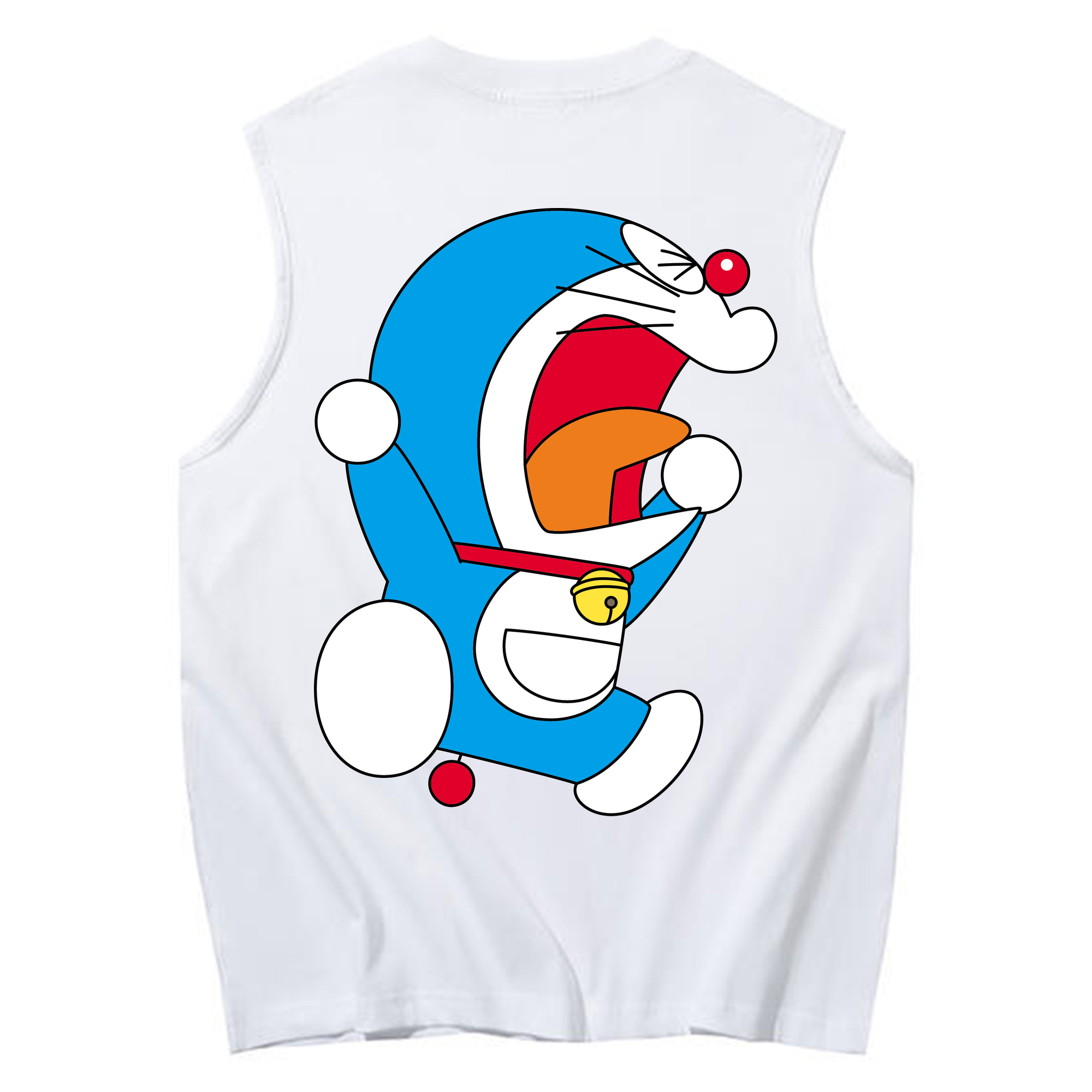 （画像用） ドラえもん Doraemon コットン100％タンクトップ（背面プリント）