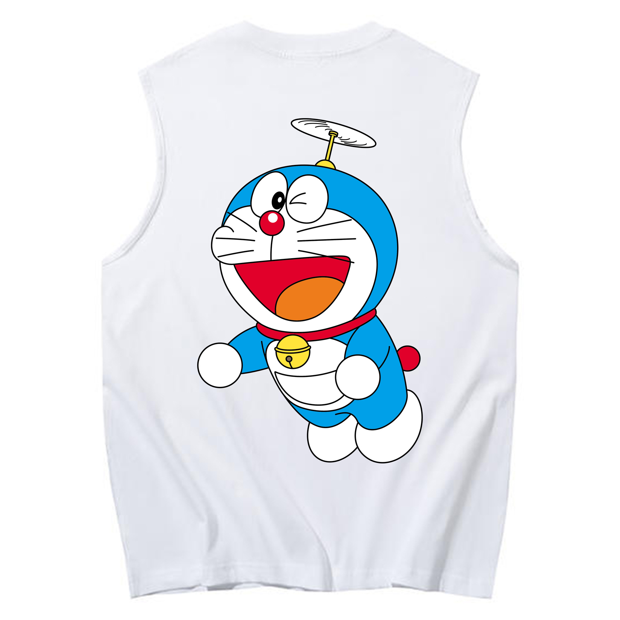（画像用） ドラえもん Doraemon コットン100％タンクトップ（背面プリント）