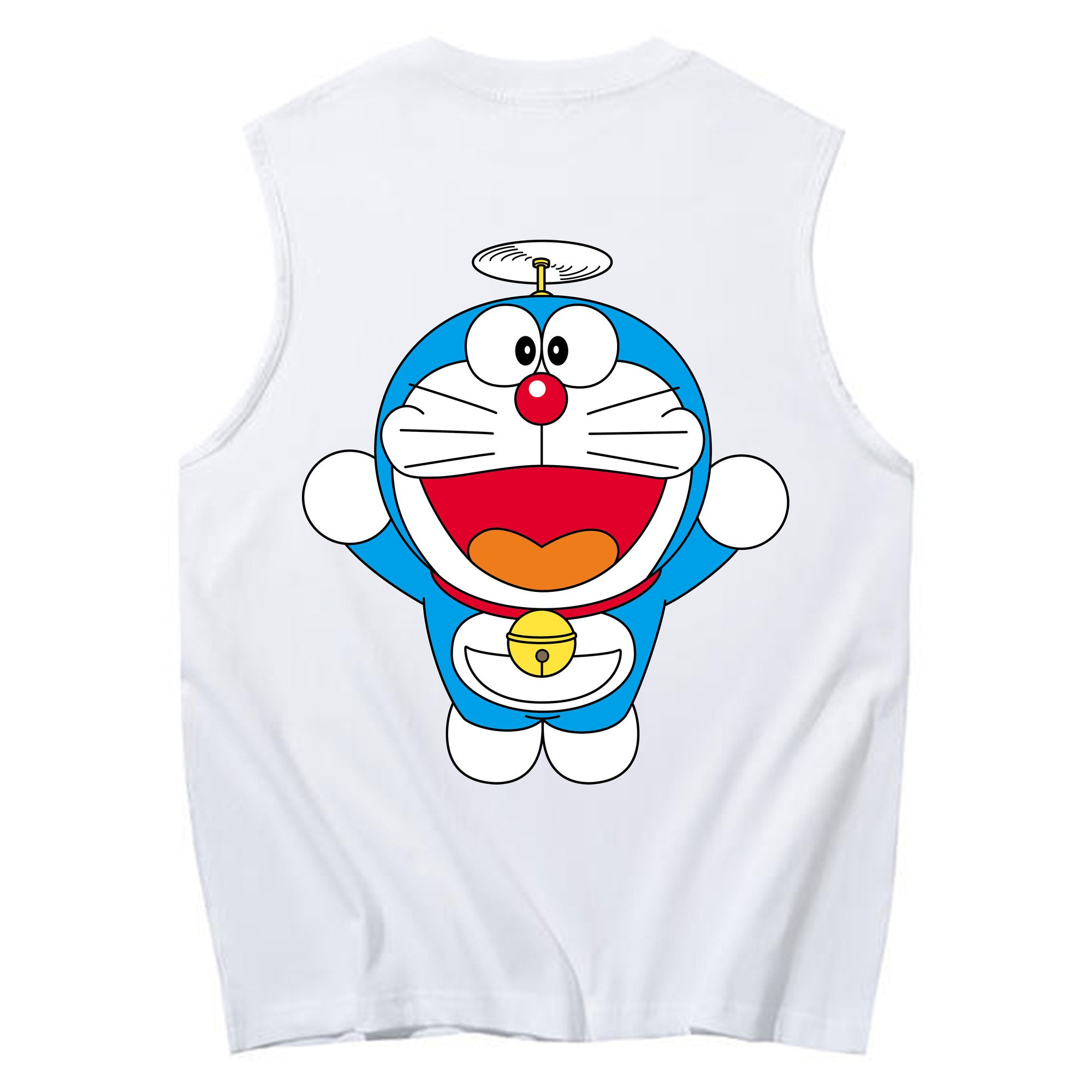 （画像用） ドラえもん Doraemon コットン100％タンクトップ（背面プリント）