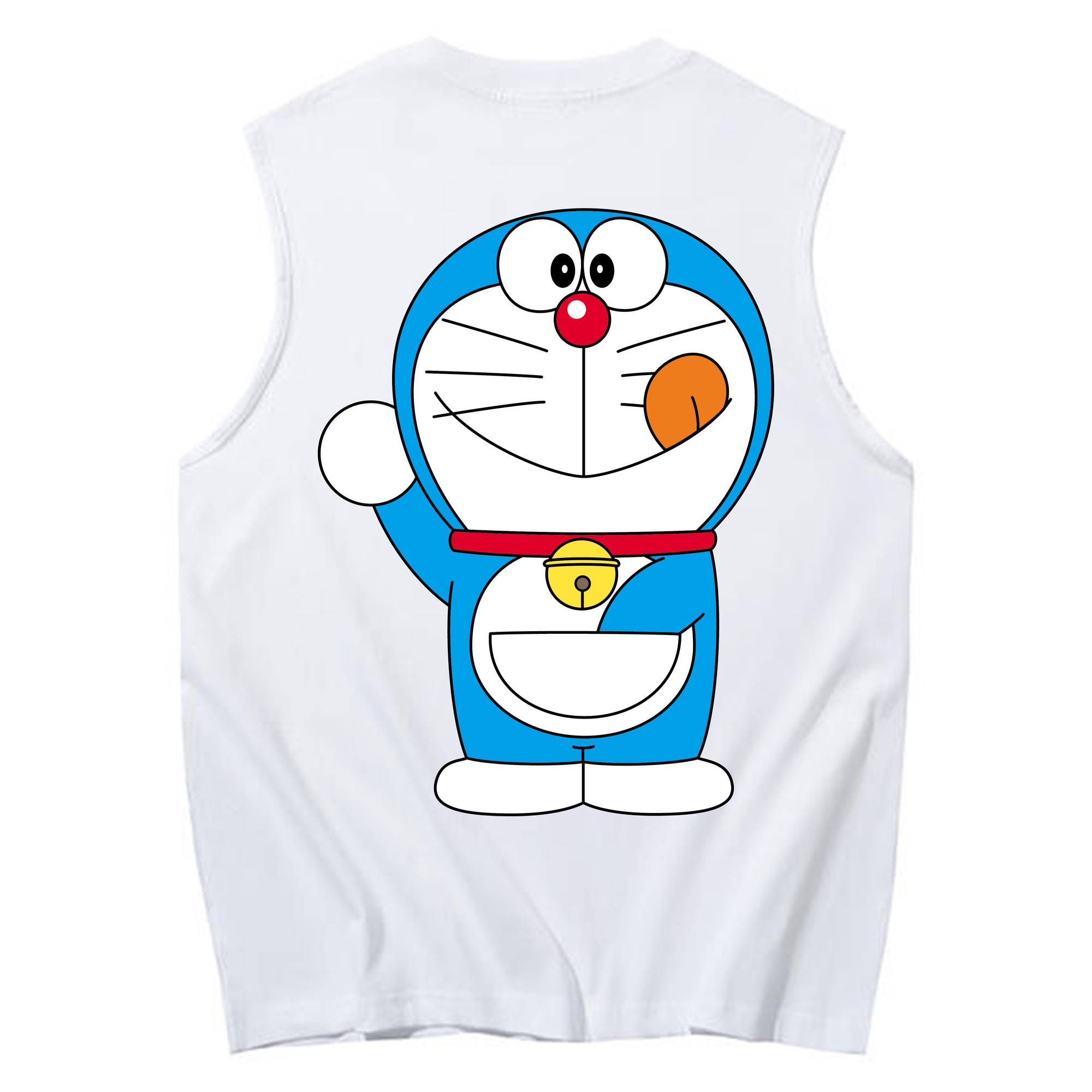 （画像用） ドラえもん Doraemon コットン100％タンクトップ（背面プリント）