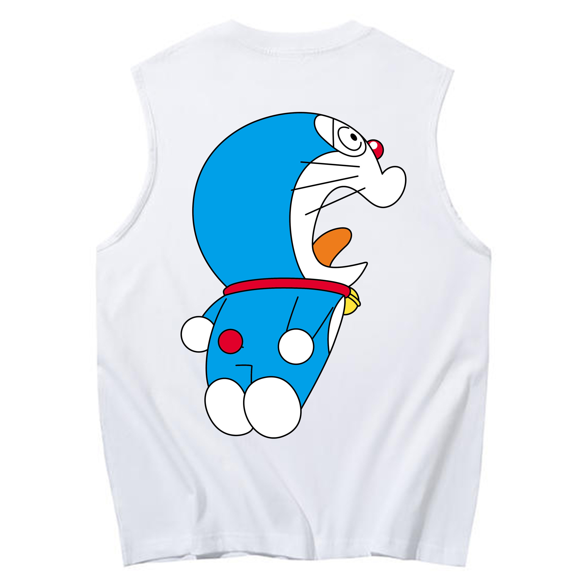 （画像用） ドラえもん Doraemon コットン100％タンクトップ（背面プリント）