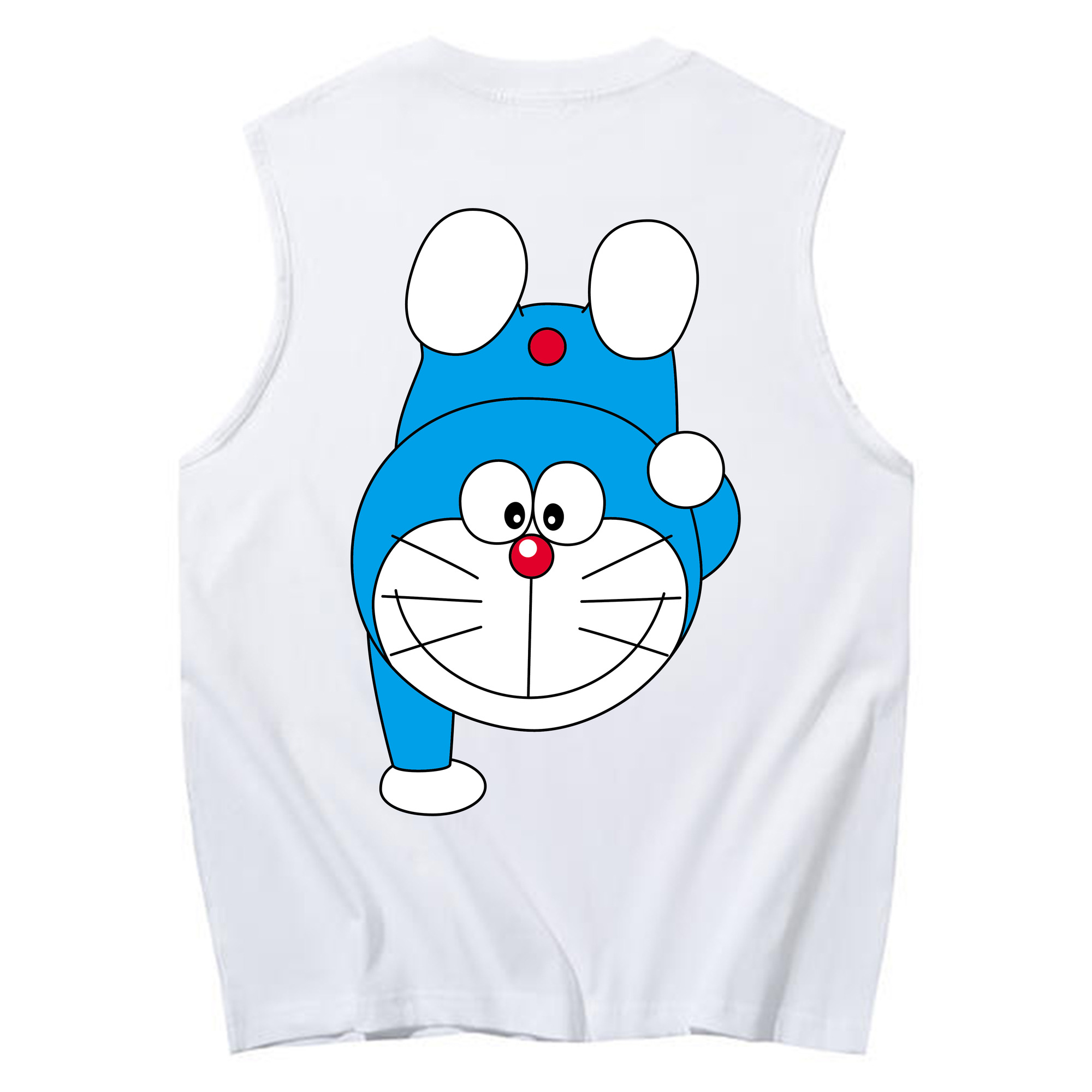 （画像用） ドラえもん Doraemon コットン100％タンクトップ（背面プリント）