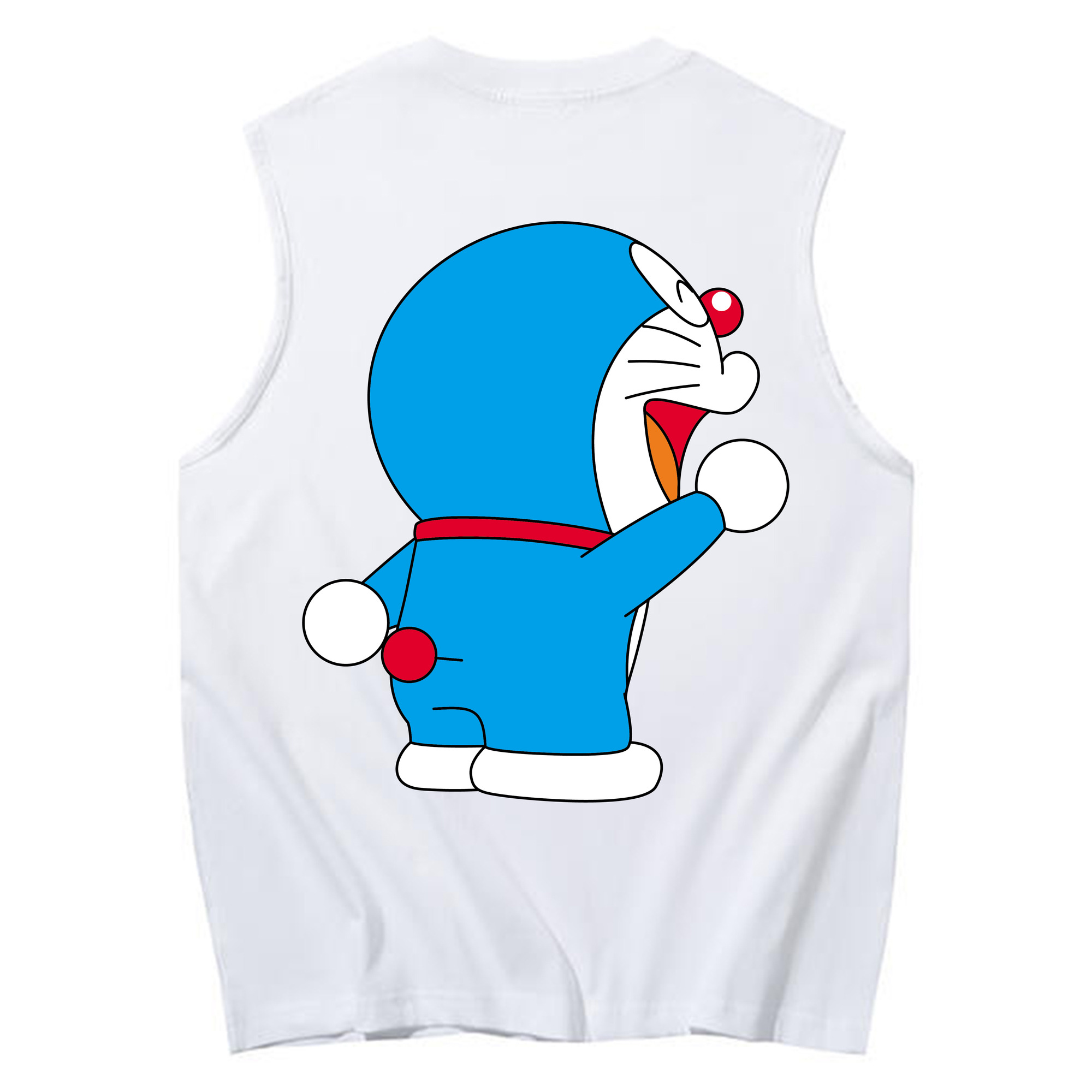 （画像用） ドラえもん Doraemon コットン100％タンクトップ（背面プリント）