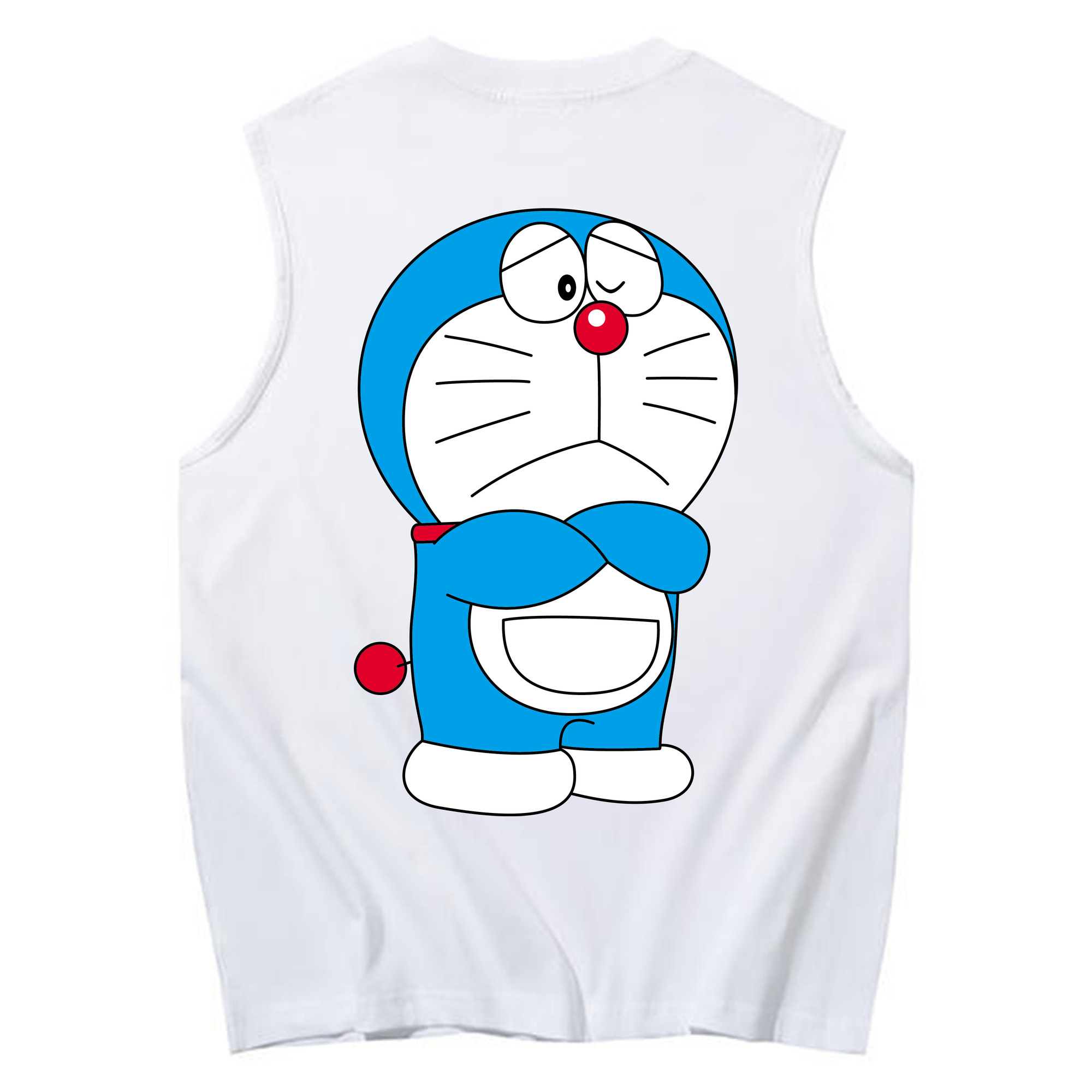 （画像用） ドラえもん Doraemon コットン100％タンクトップ（背面プリント）