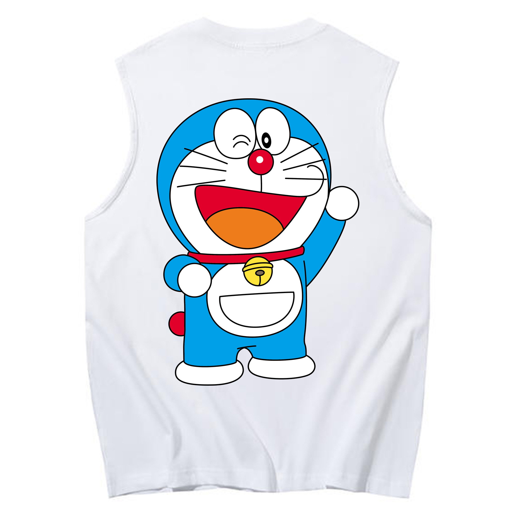 （画像用） ドラえもん Doraemon コットン100％タンクトップ（背面プリント）