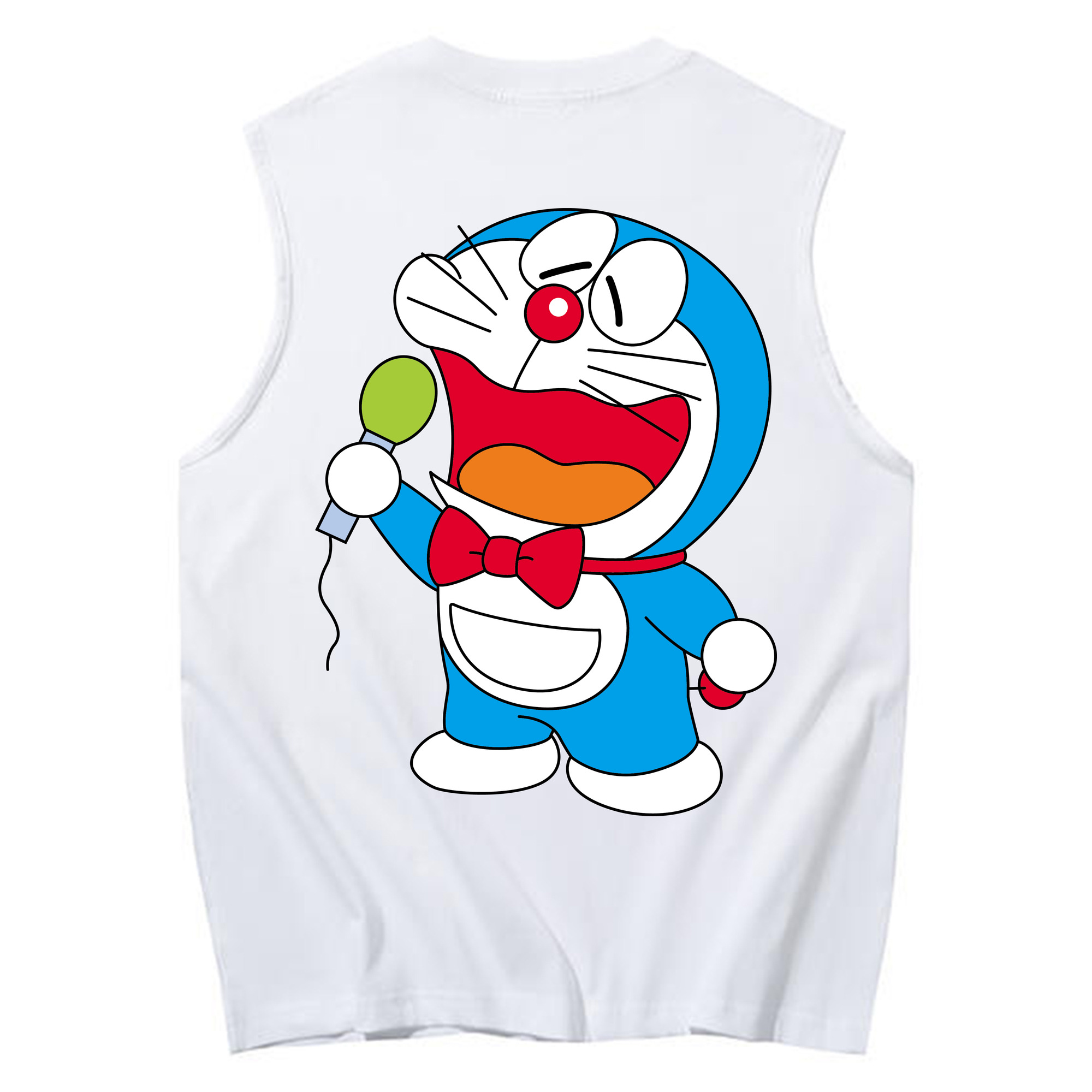 （画像用） ドラえもん Doraemon コットン100％タンクトップ（背面プリント）