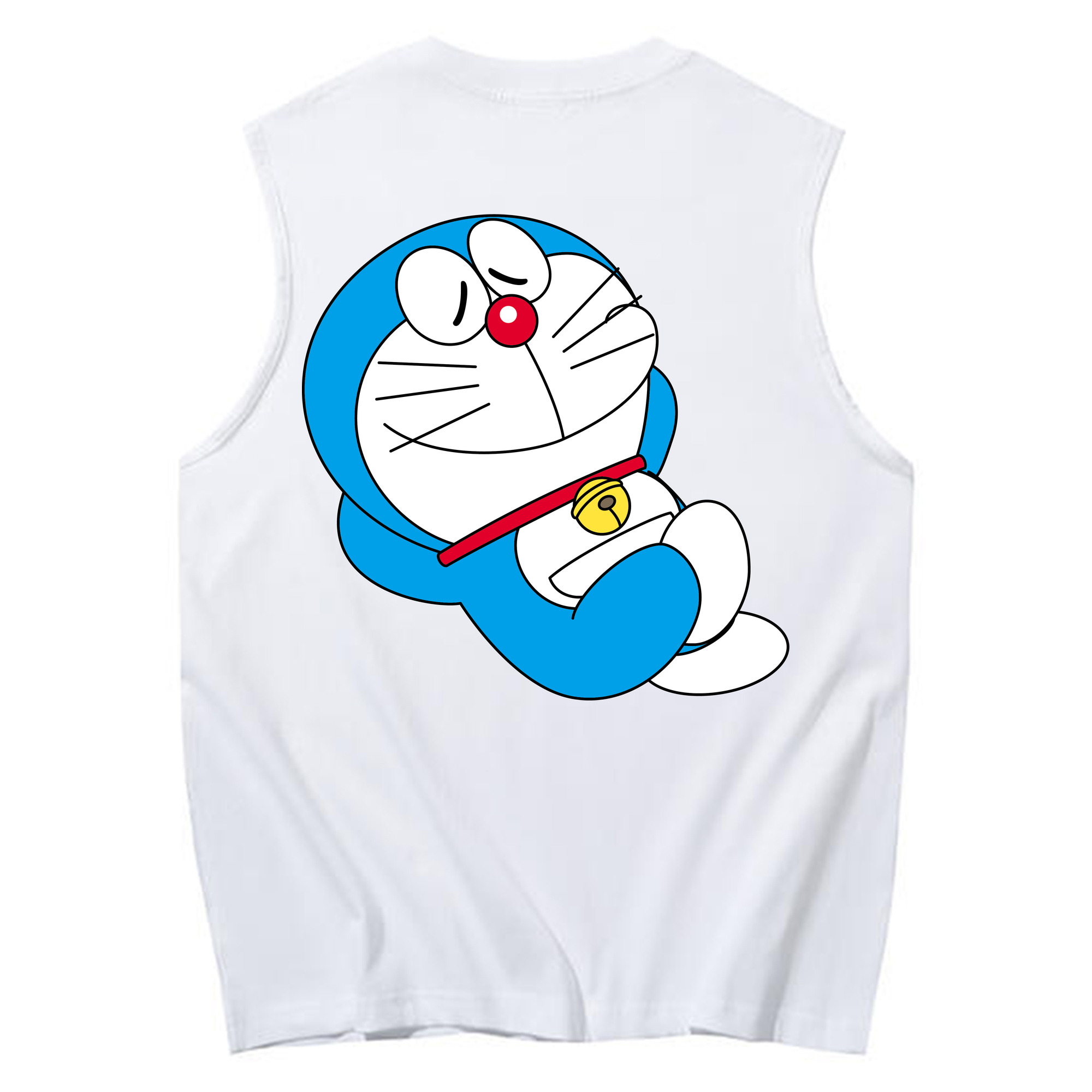 （画像用） ドラえもん Doraemon コットン100％タンクトップ（背面プリント）