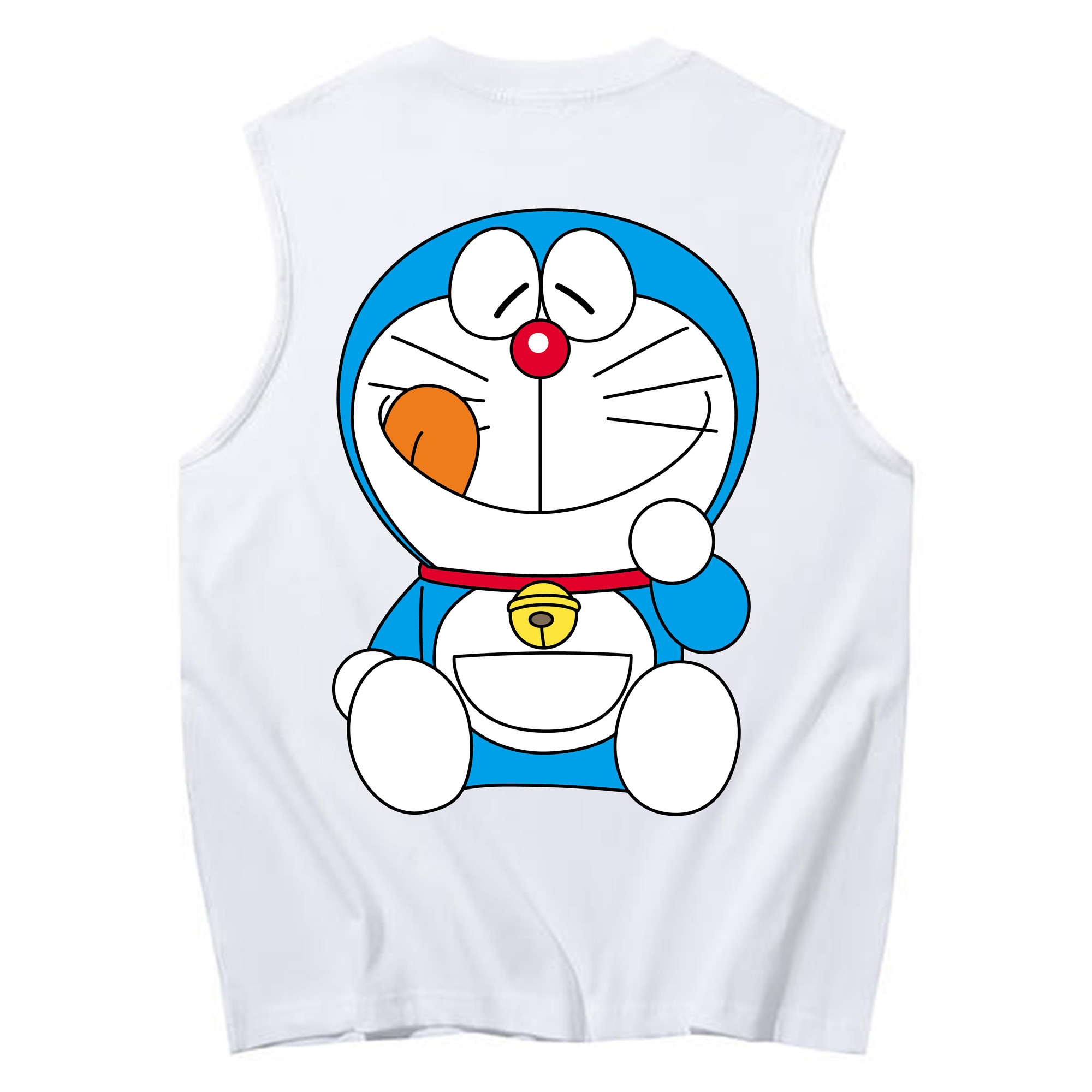 （画像用） ドラえもん Doraemon コットン100％タンクトップ（背面プリント）