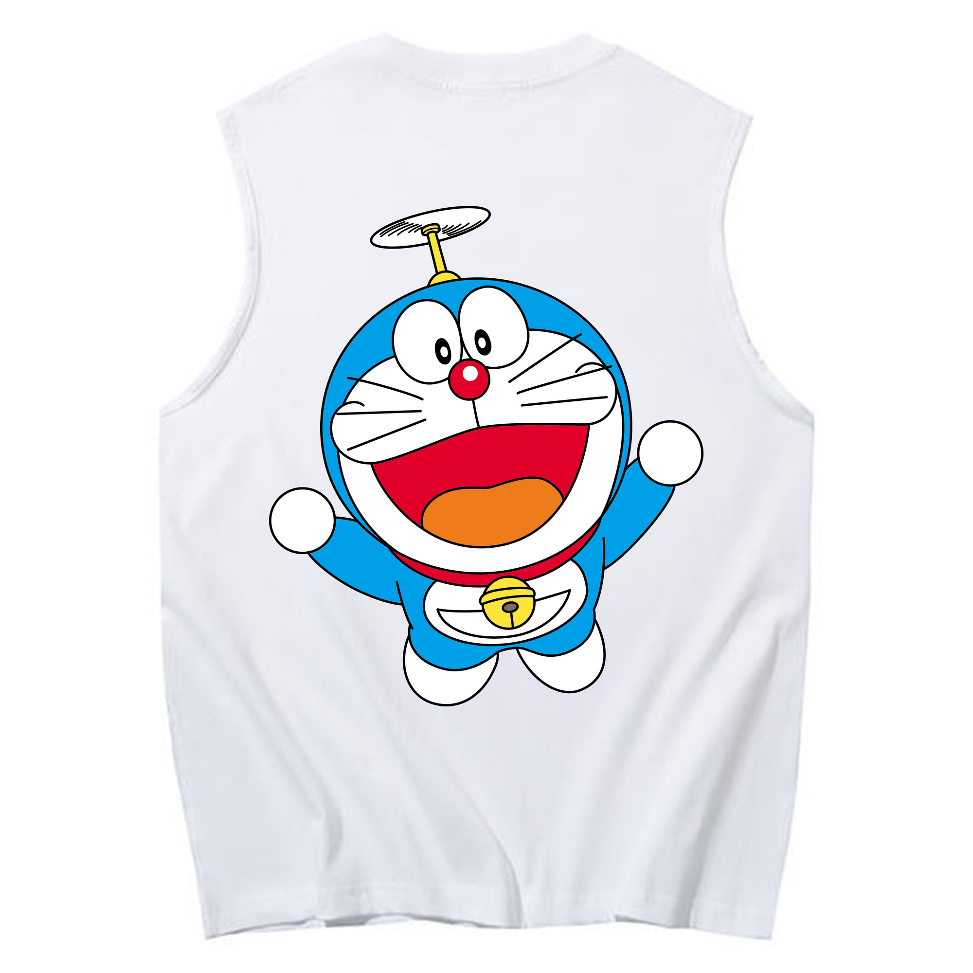 （画像用） ドラえもん Doraemon コットン100％タンクトップ（背面プリント）