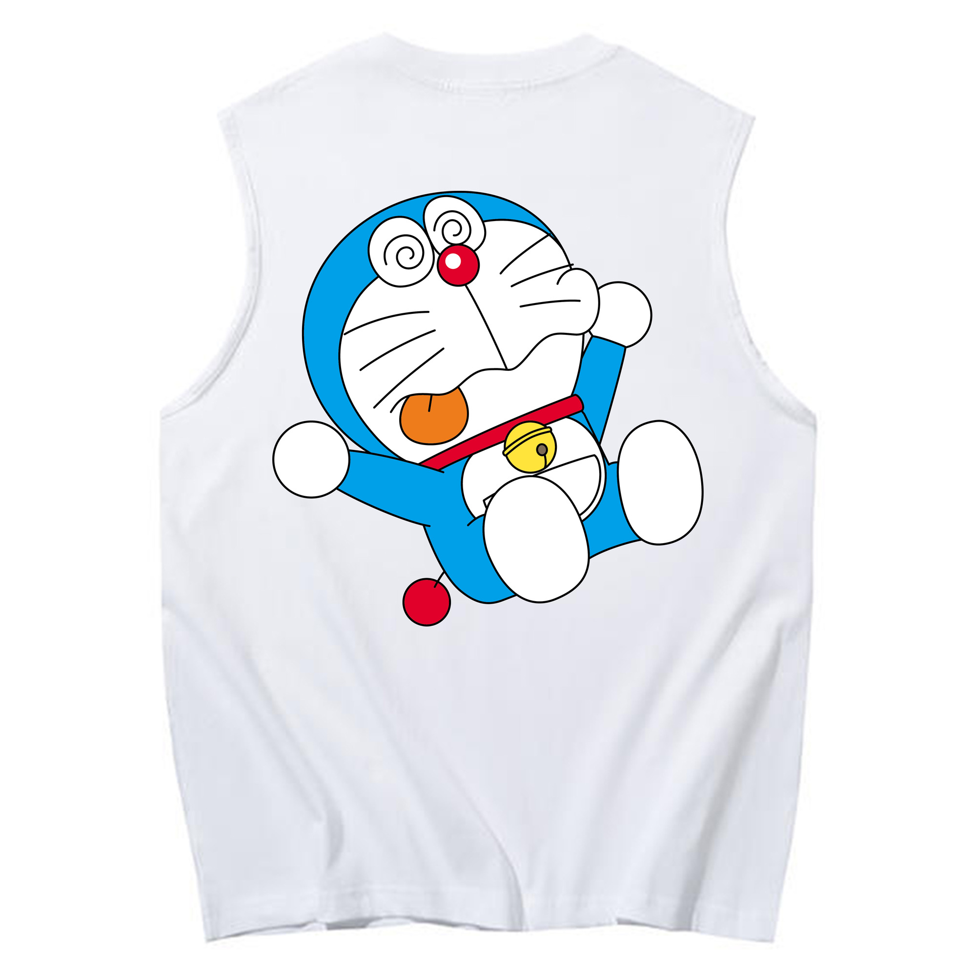 （画像用） ドラえもん Doraemon コットン100％タンクトップ（背面プリント）