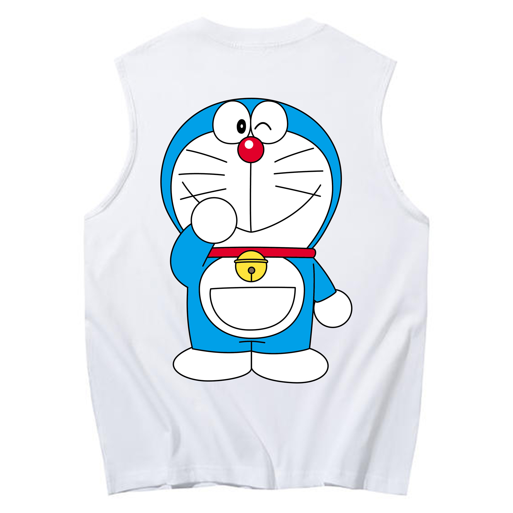 （画像用） ドラえもん Doraemon コットン100％タンクトップ（背面プリント）