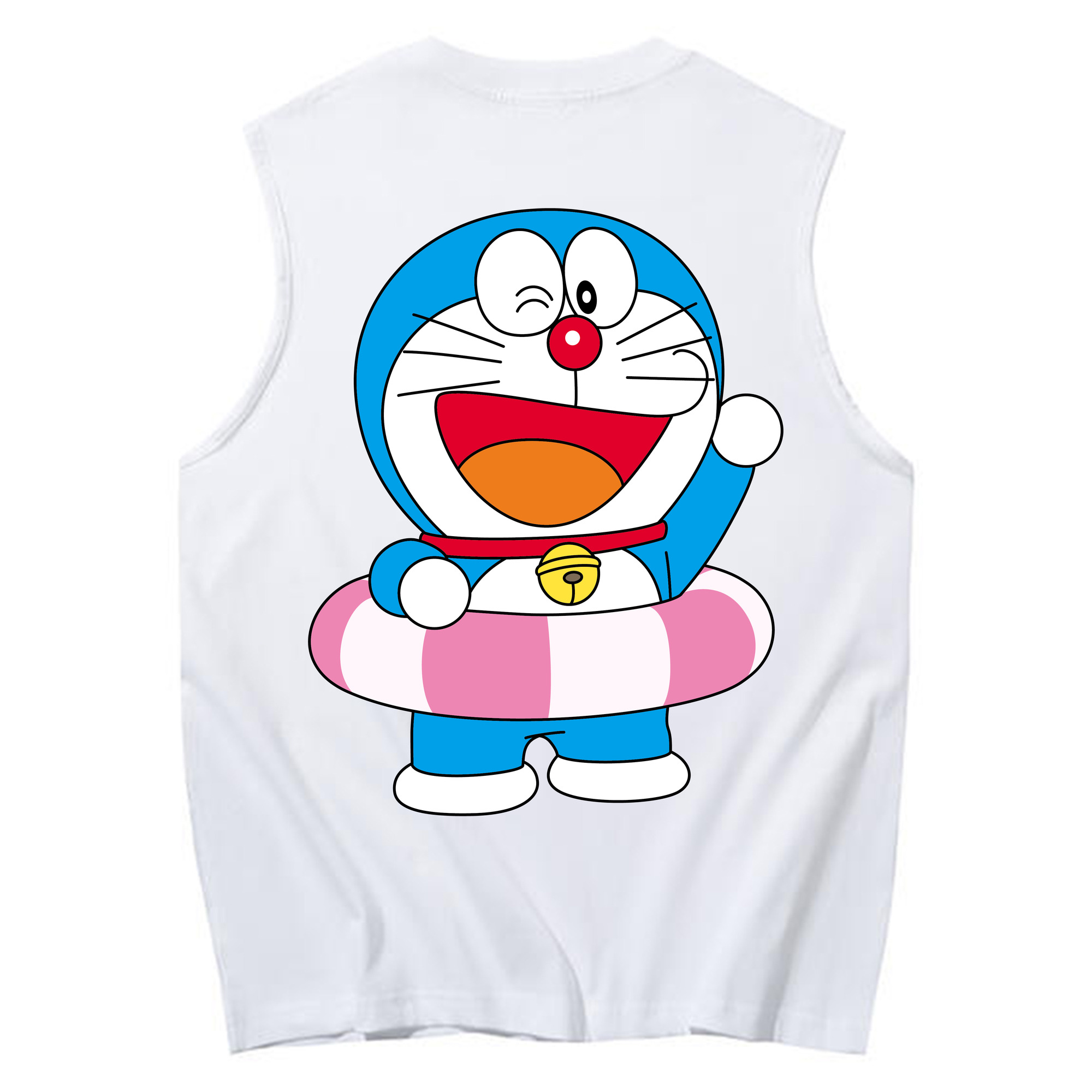（画像用） ドラえもん Doraemon コットン100％タンクトップ（背面プリント）