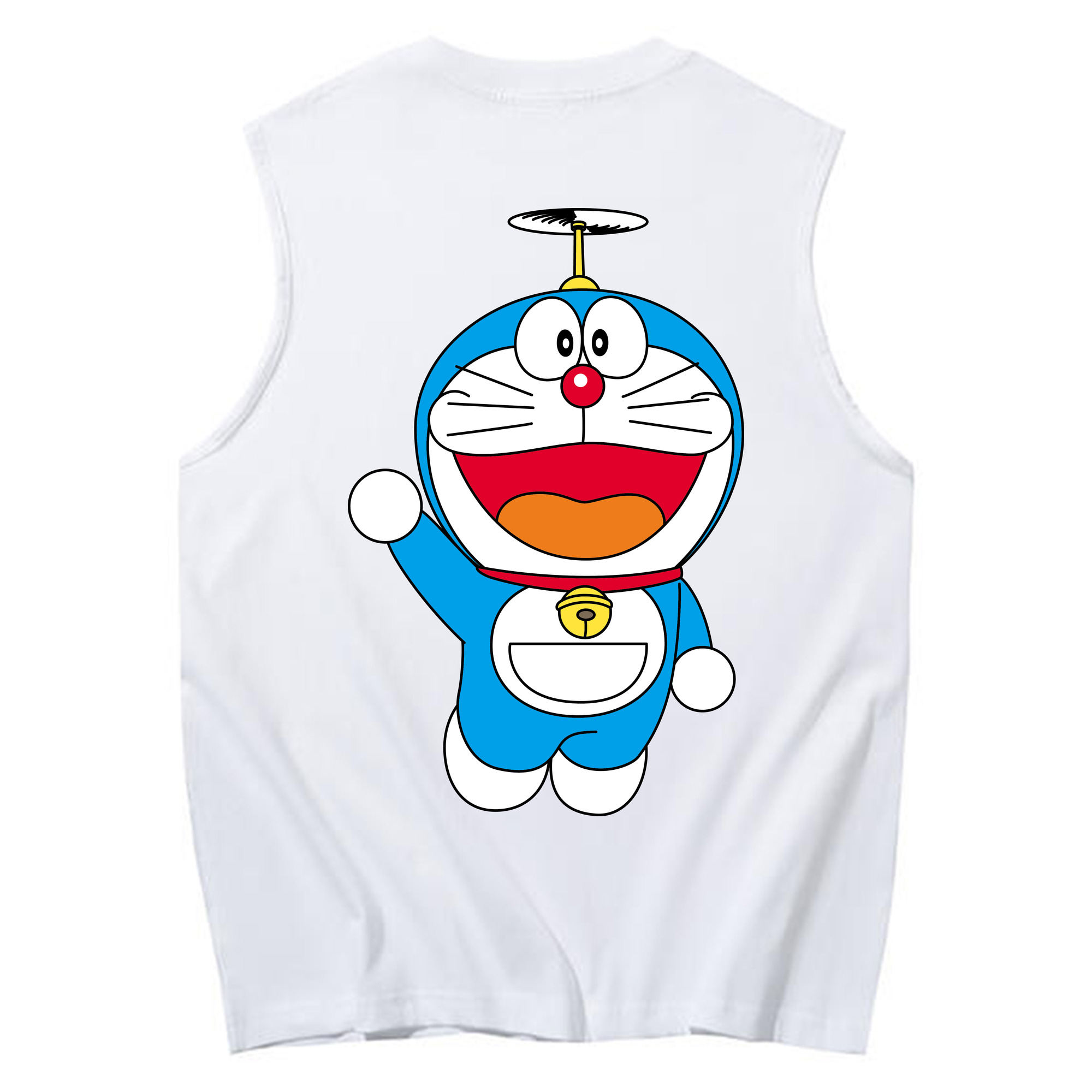 （画像用） ドラえもん Doraemon コットン100％タンクトップ（背面プリント）