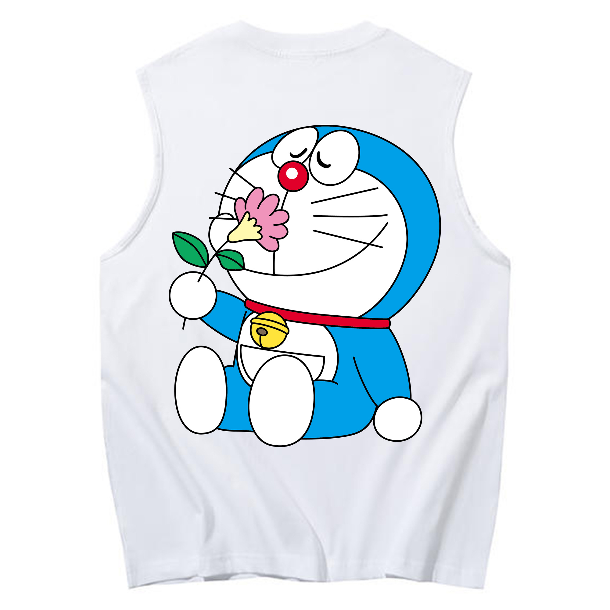 （画像用） ドラえもん Doraemon コットン100％タンクトップ（背面プリント）