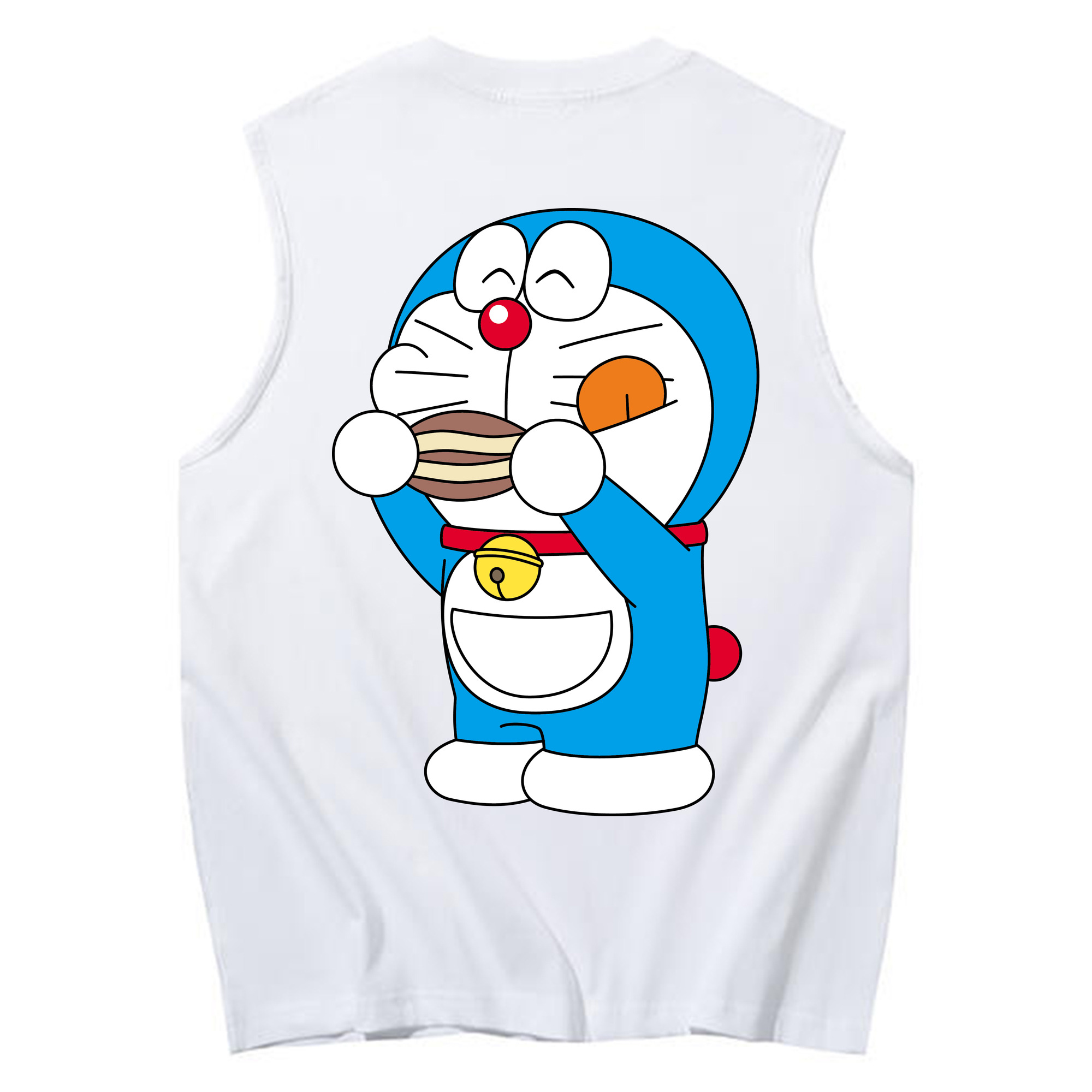 （画像用） ドラえもん Doraemon コットン100％タンクトップ（背面プリント）