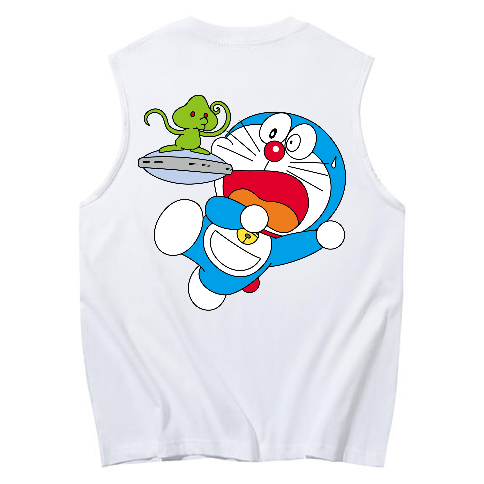 （画像用） ドラえもん Doraemon コットン100％タンクトップ（背面プリント）