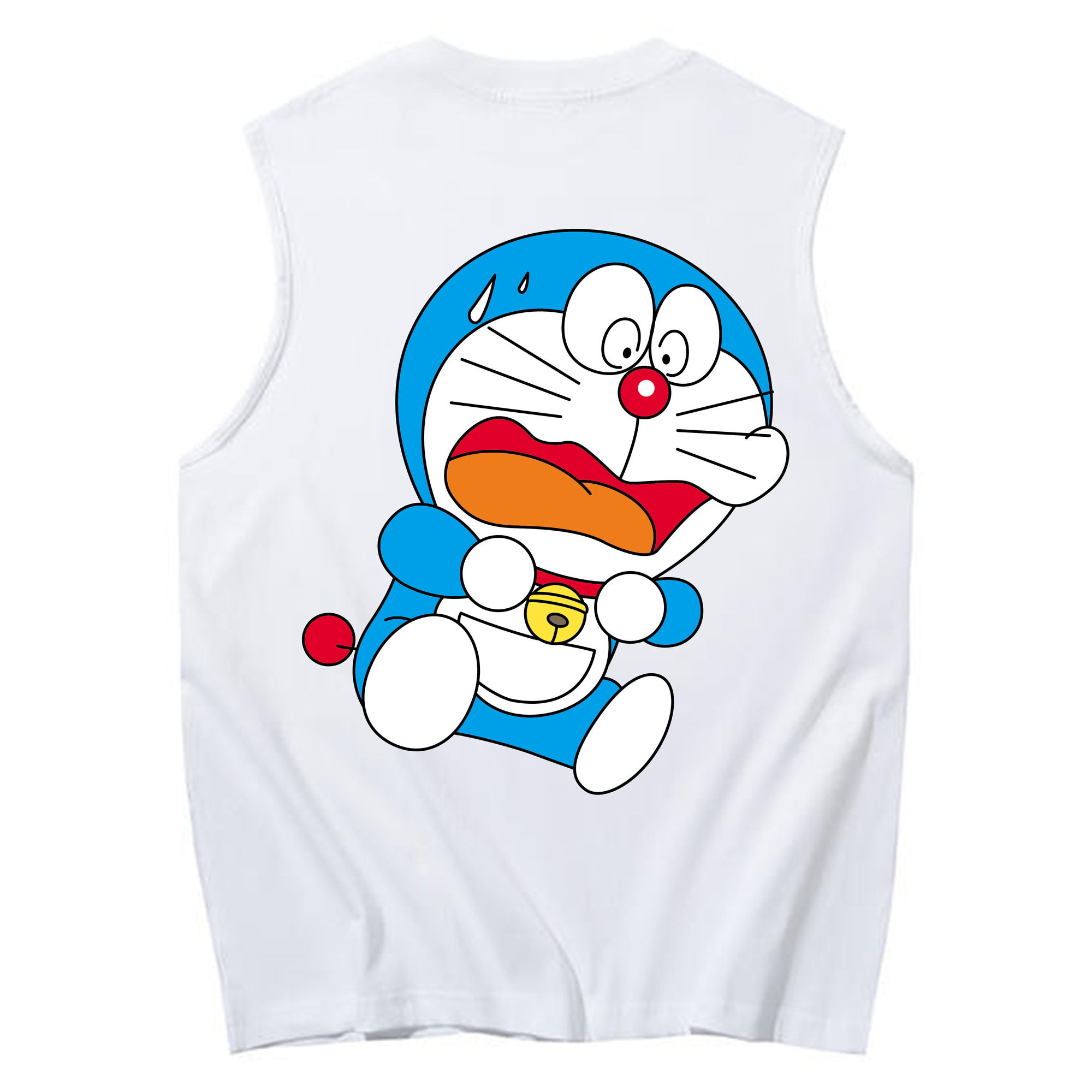 （画像用） ドラえもん Doraemon コットン100％タンクトップ（背面プリント）